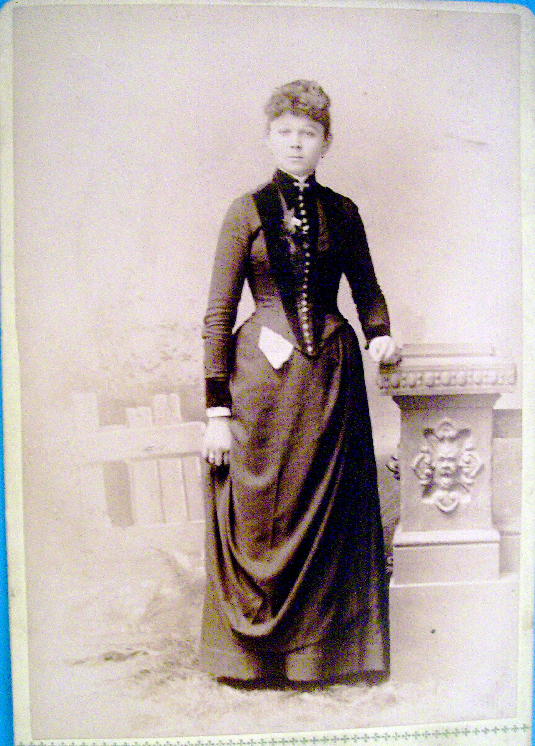 Sour Puss - Cabinet Photo of a Tough Woman