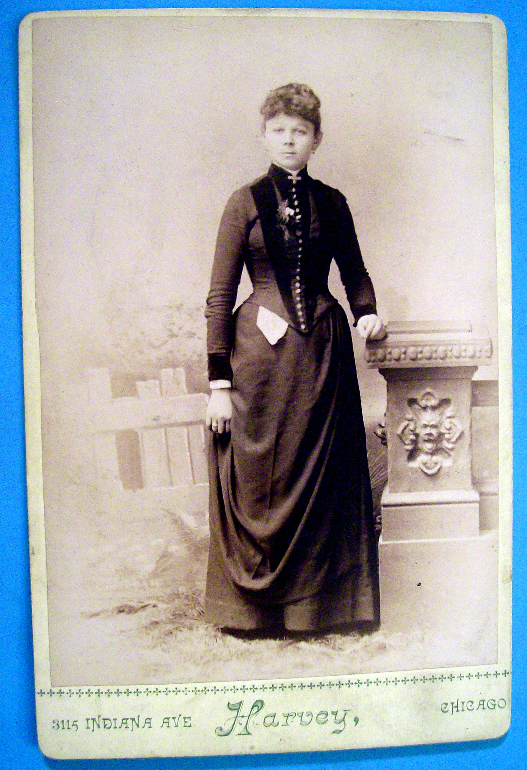 Sour Puss - Cabinet Photo of a Tough Woman
