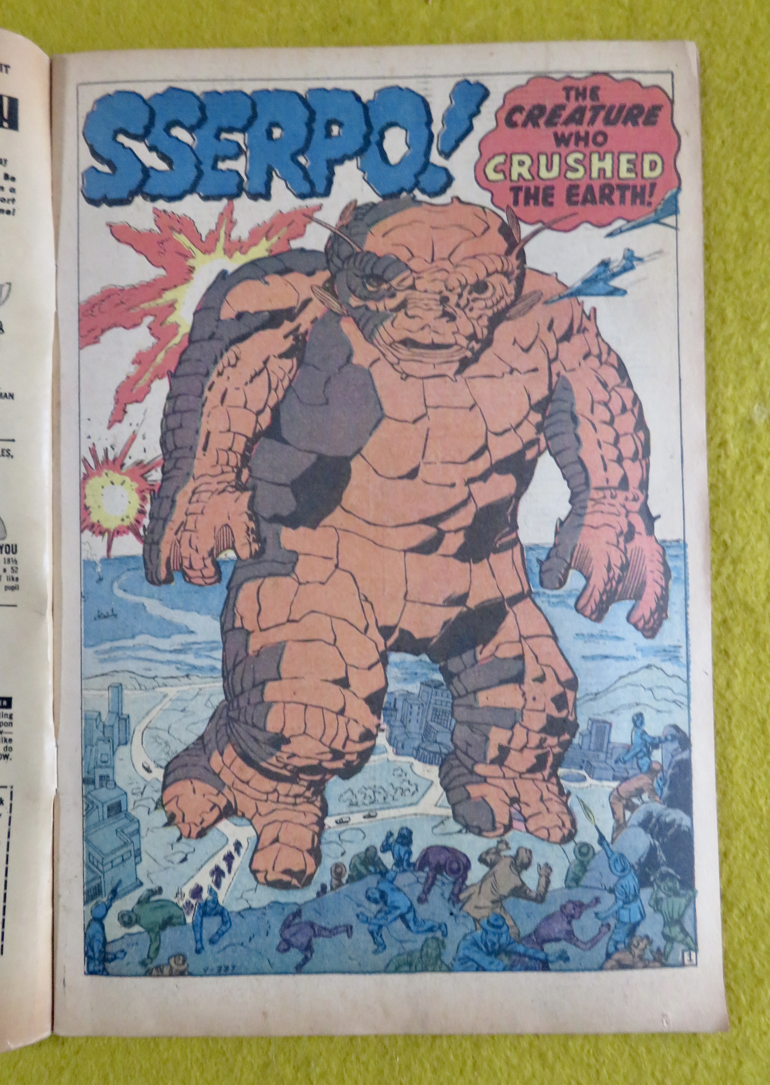 Amazing Adventures Comic November 1961 Sserpo