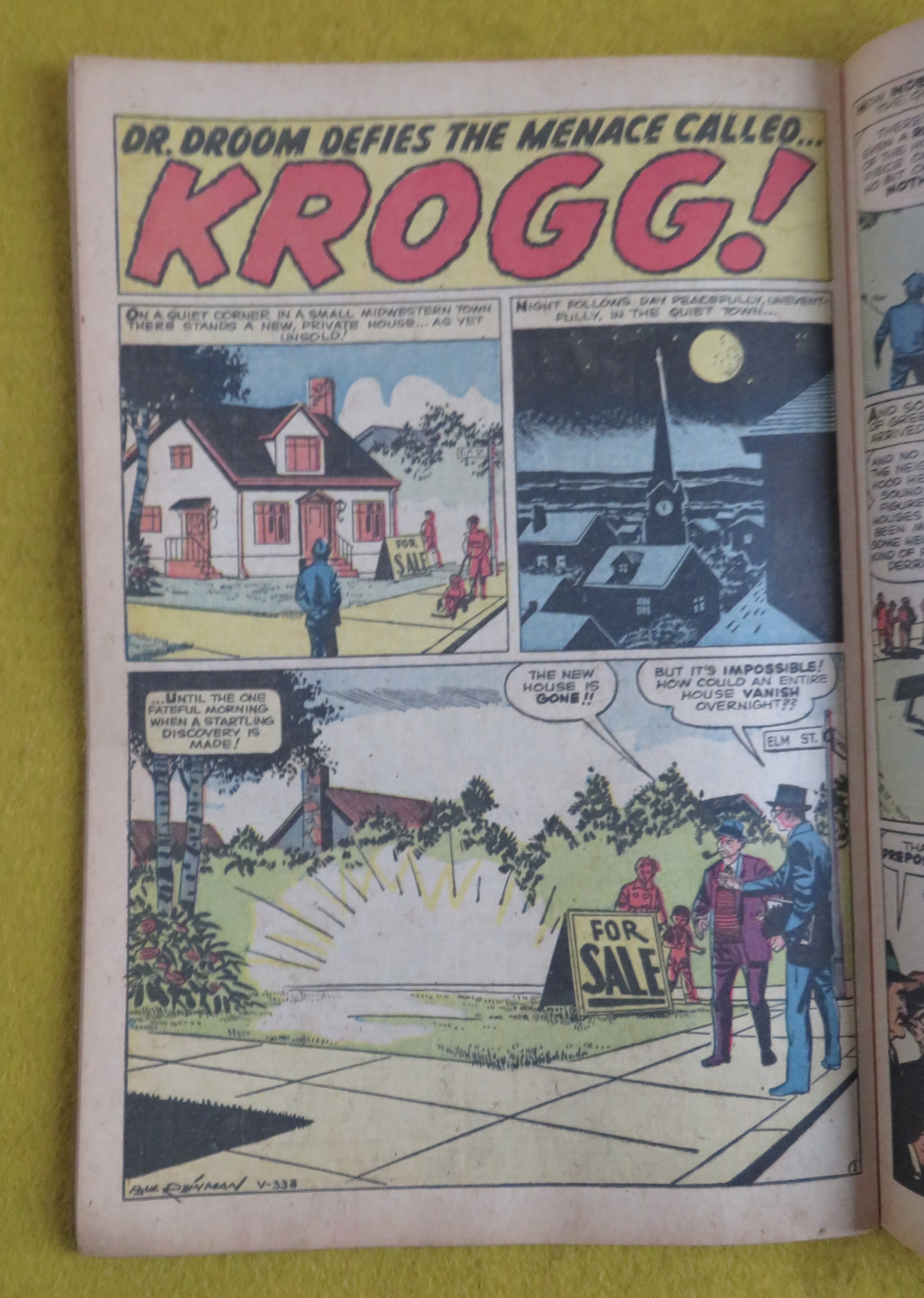 Amazing Adventures Comic November 1961 Sserpo