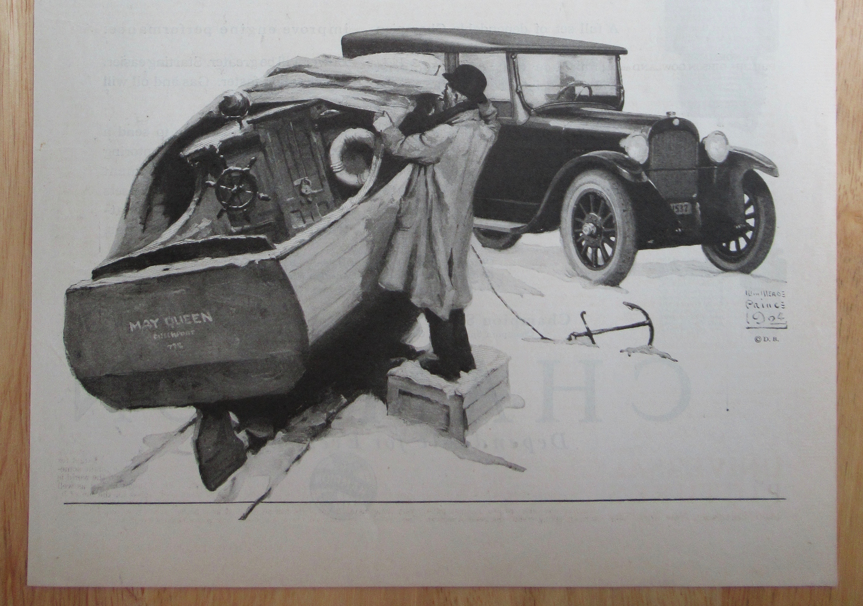 1924 Dodge Brothers with the Touring Car