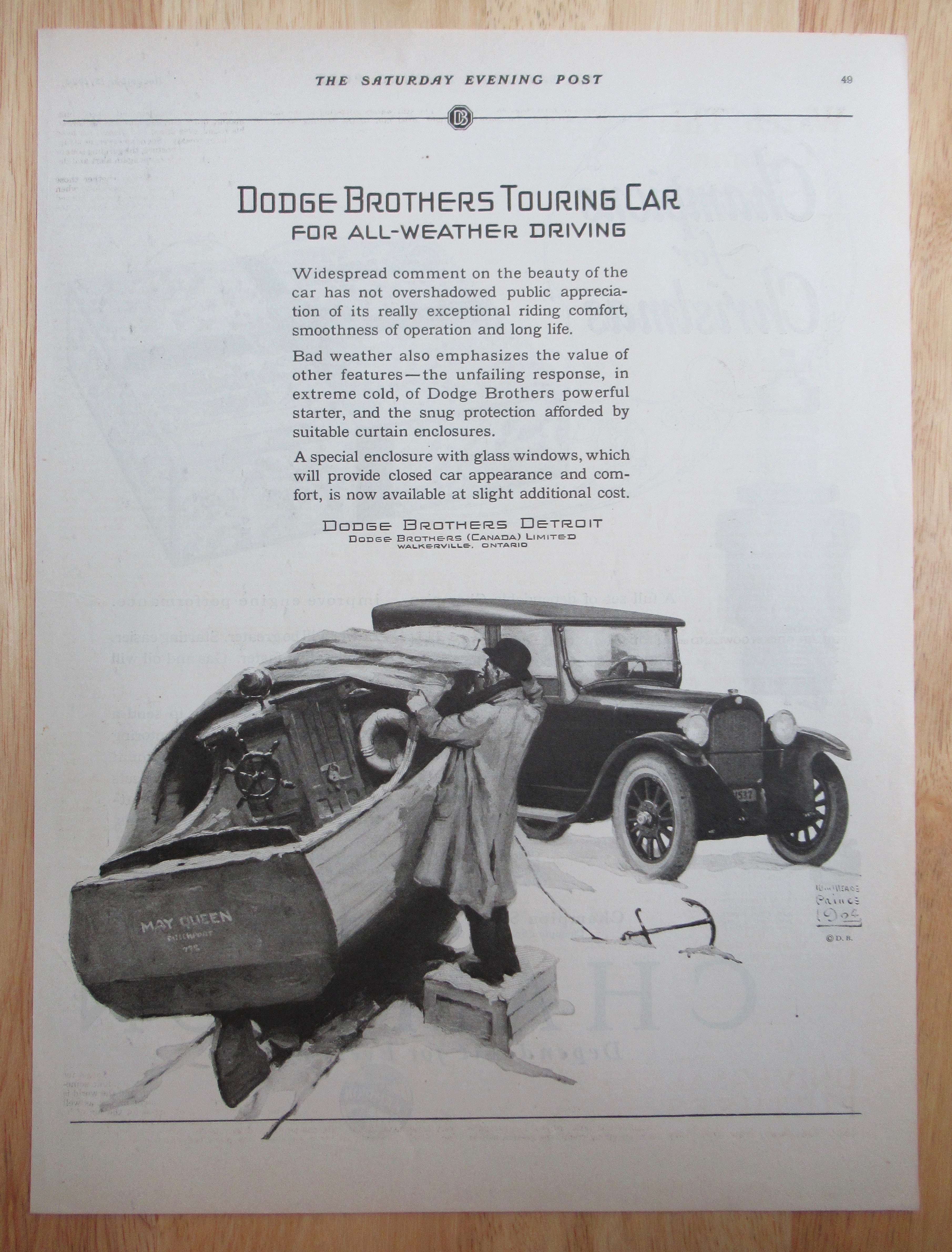 1924 Dodge Brothers with the Touring Car