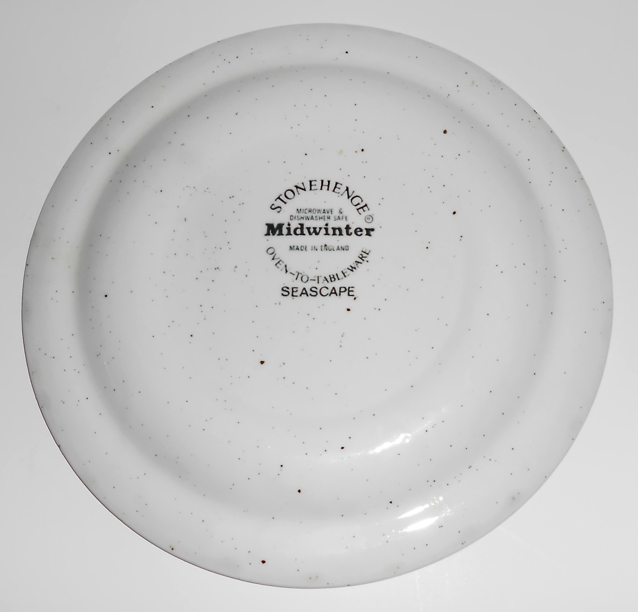 Midwinter Pottery Stonehenge Seascape Bread Plate Mint