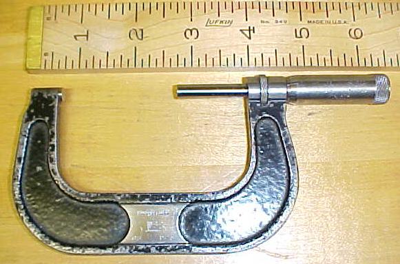 Brown & Sharpe No. 63 2-3 inch Micrometer Patented 1923