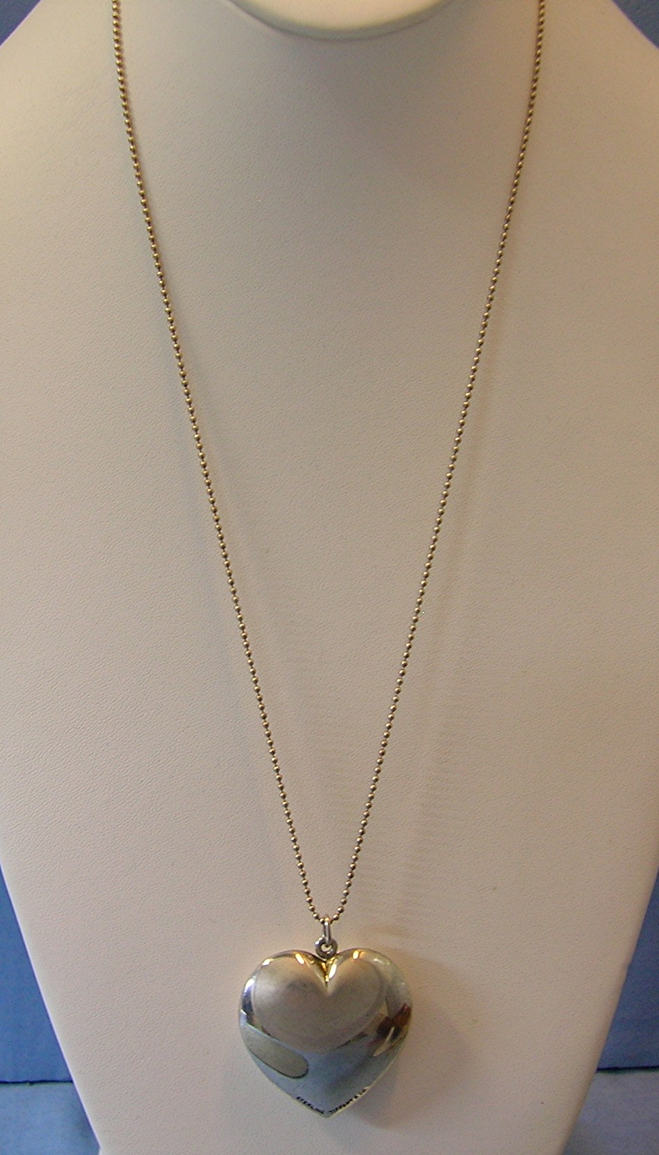 Tiffany Sterling Silver Heart Necklace