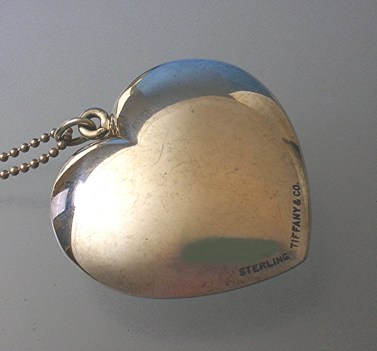 Tiffany Sterling Silver Heart Necklace