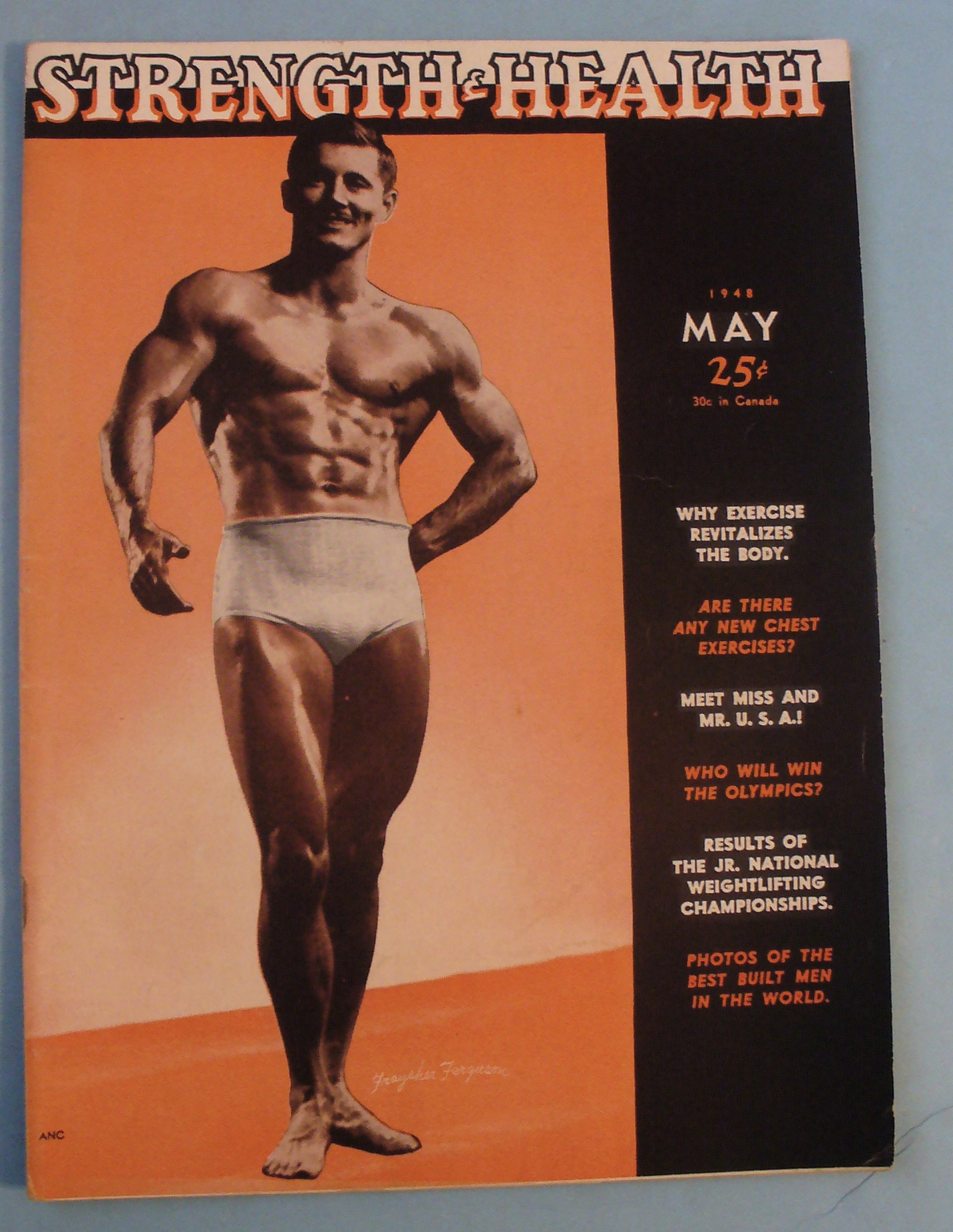 Strength & Health Magazine May 1948  Fraysher Ferguson