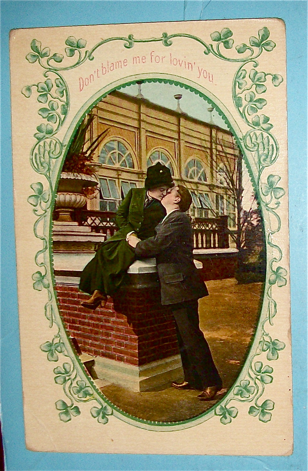 Don't Blame Me for Lovin' You Postcard