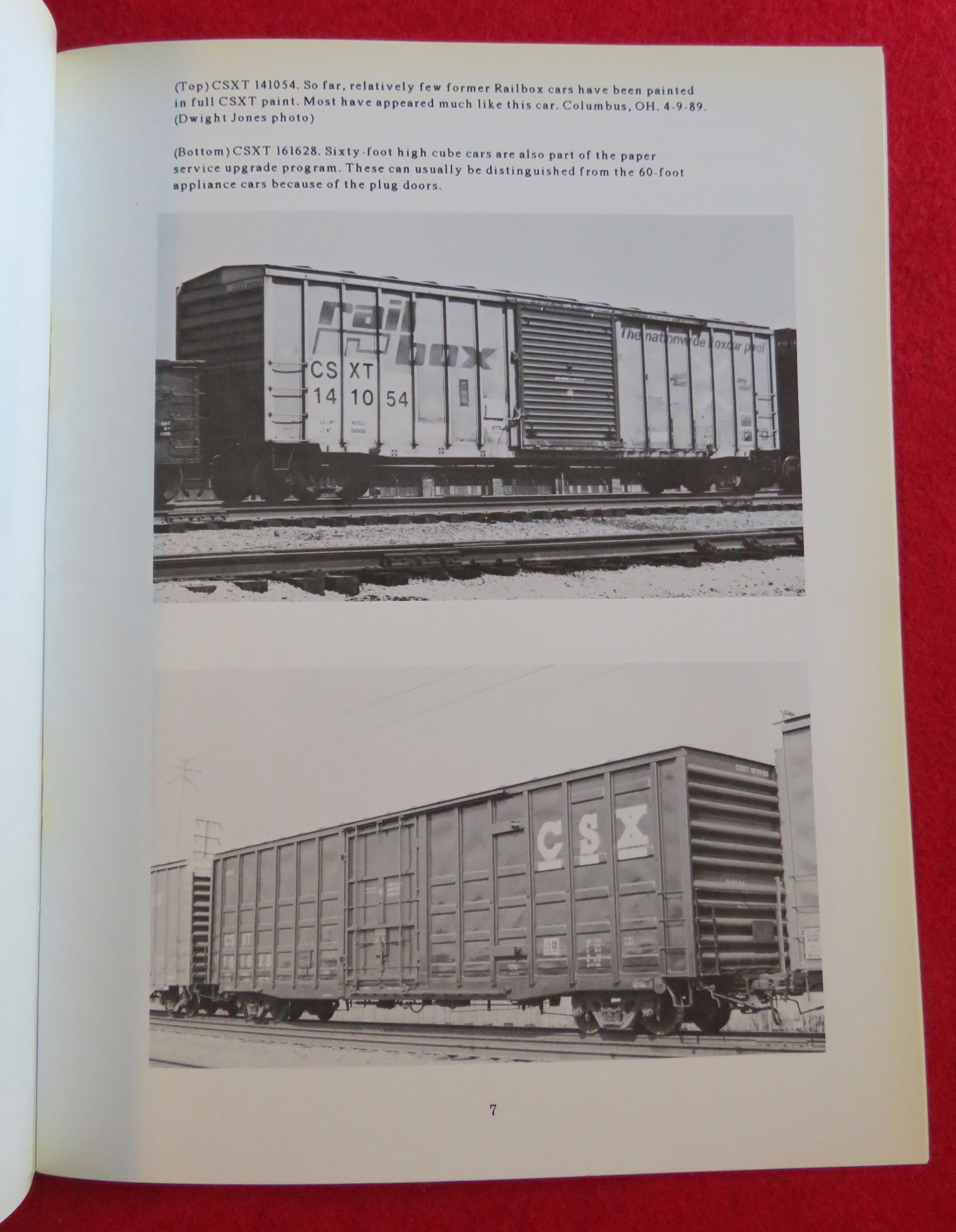 CSXT Freight Car Review Magazine August 1989