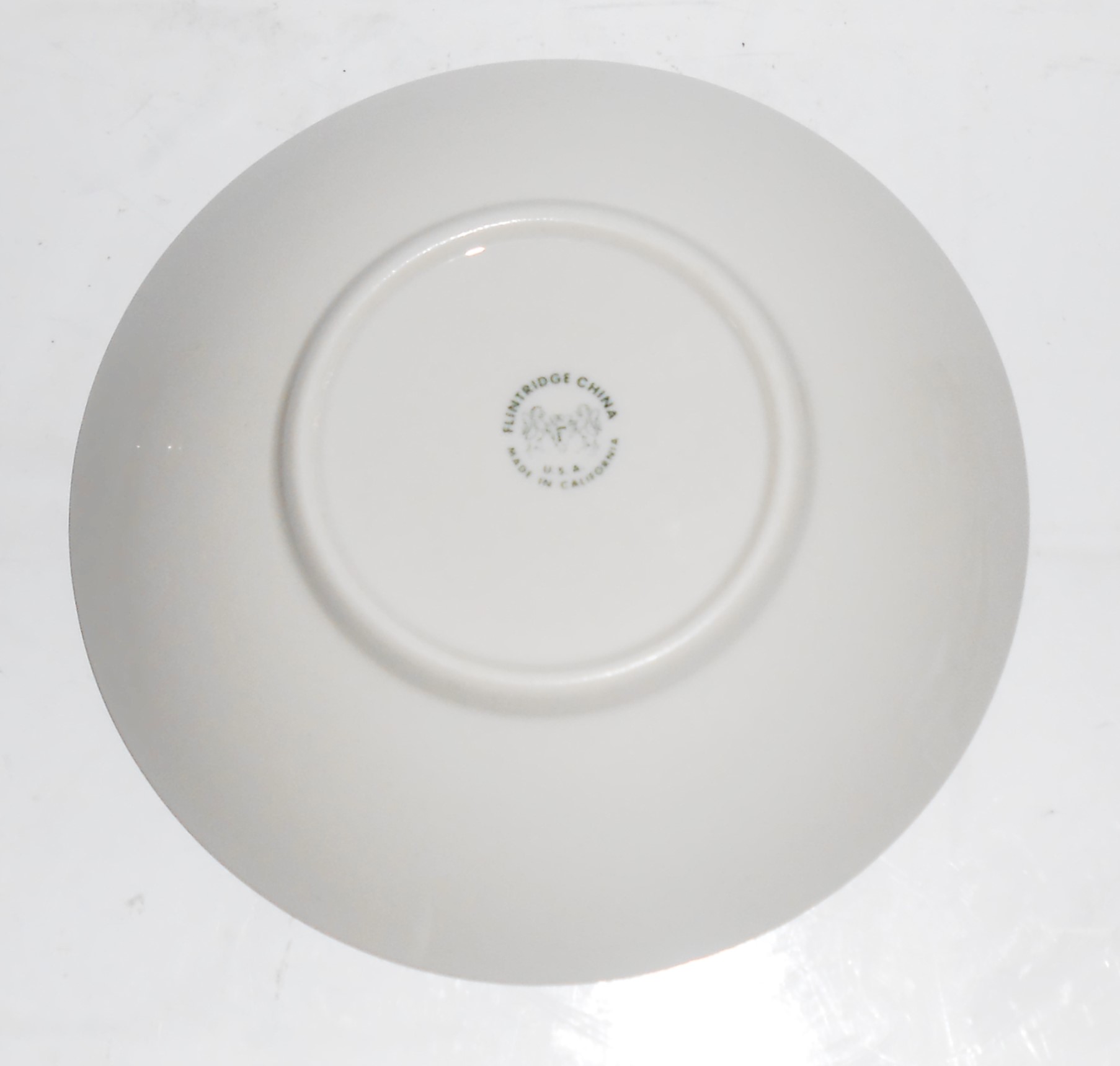 Flintridge China Platinum True Love Strata Blue Fruit B