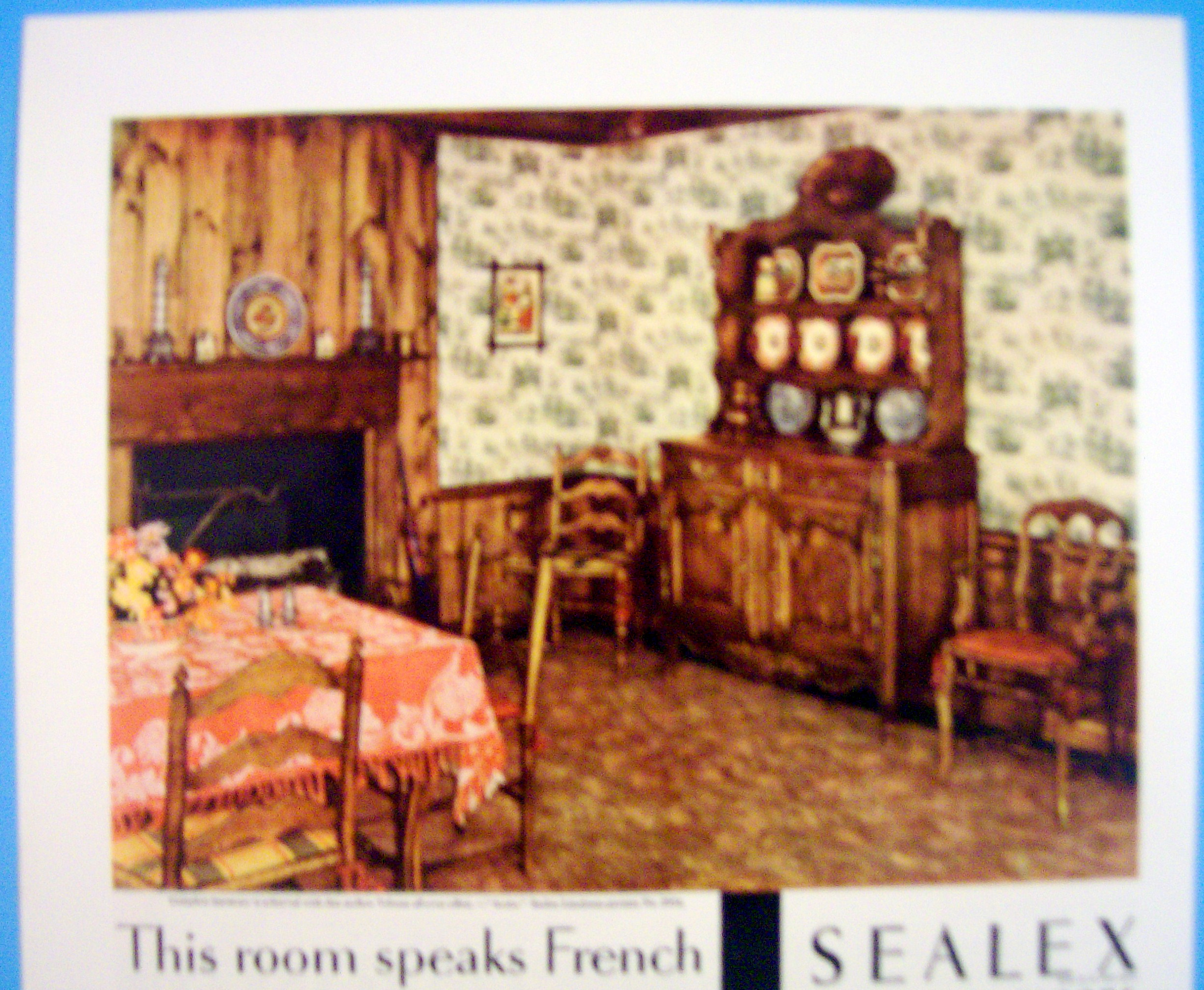 1931 Sealex Linoleum Floors w/ Provincial Accent