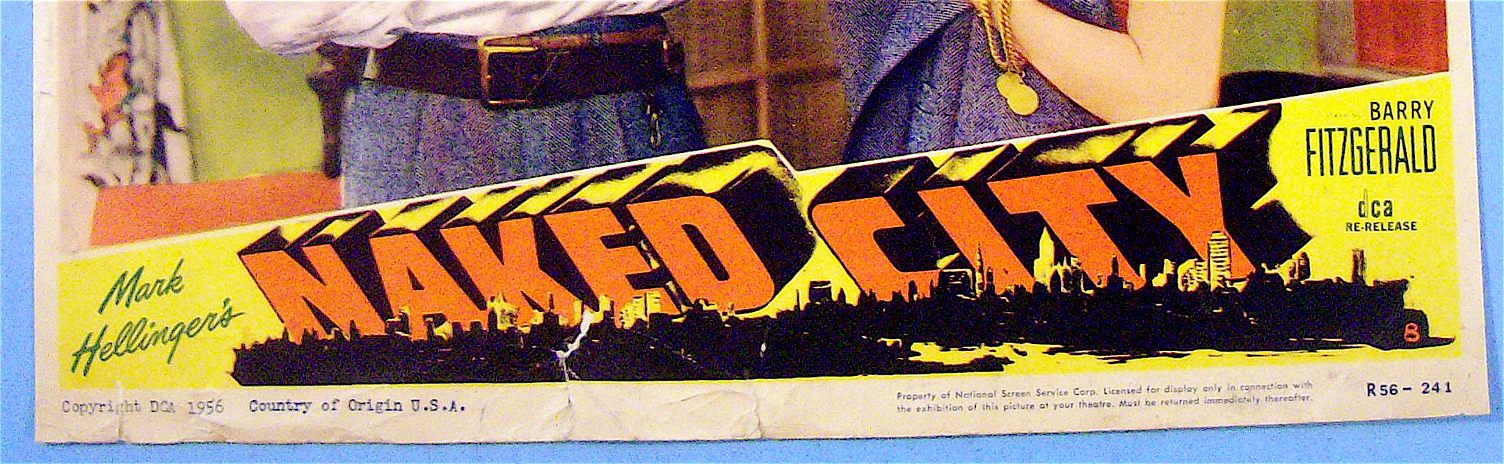 Naked City Lobby Card 1956 Barry Fitzgerald