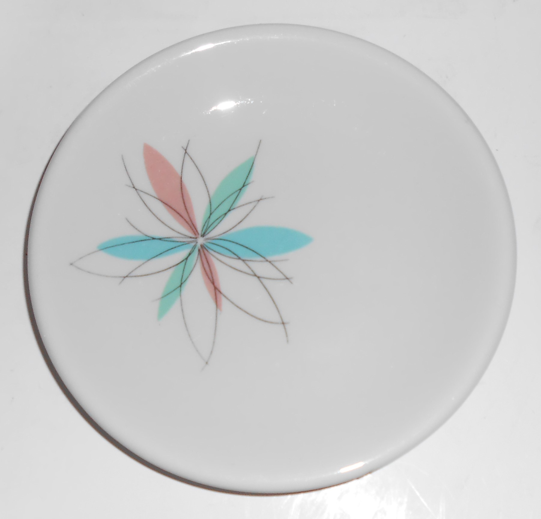 VINTAGE Shenango Restaurant Ware China Pink Green Black