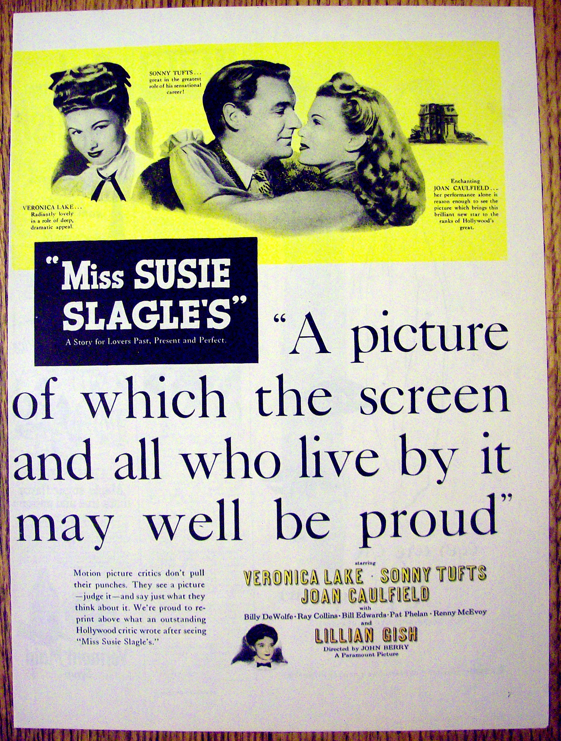 1946 Miss Susie Slagle's w/Veronica Lake & Sonny Tufts