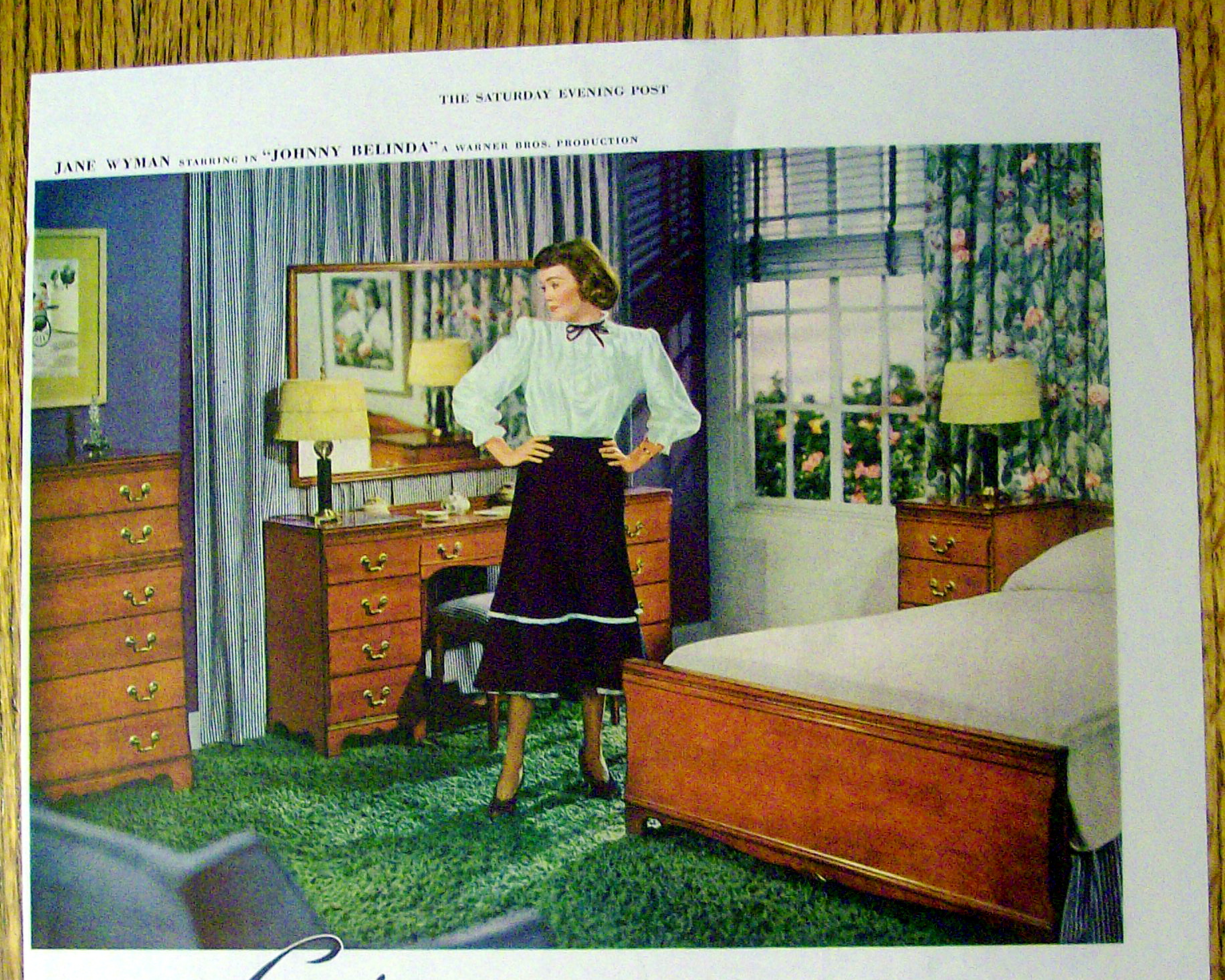 1948 Mengel Furniture with Jane Wyman