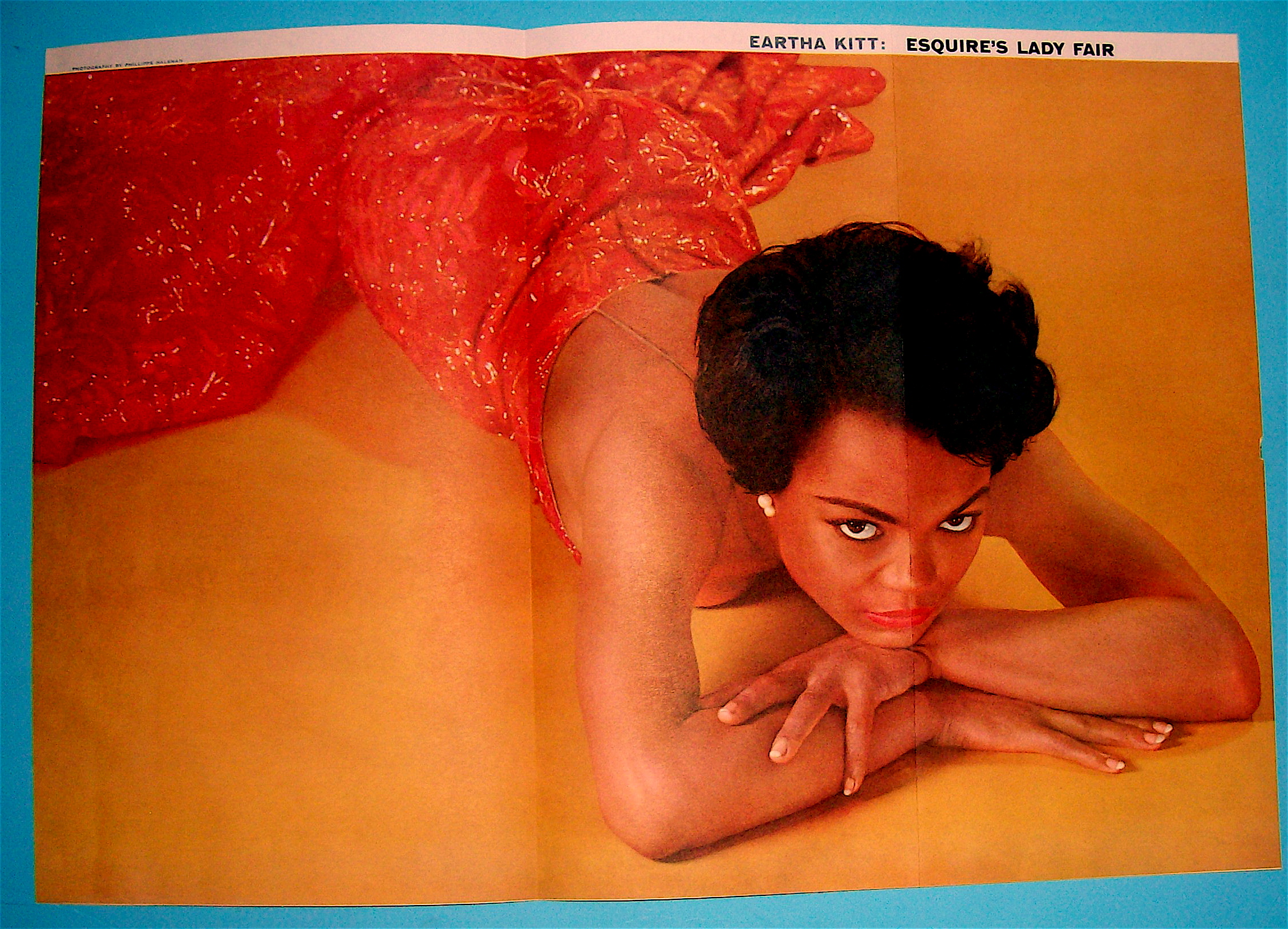 Esquire (Lady Fair) Pin Up Girl 1955 Eartha Kitt