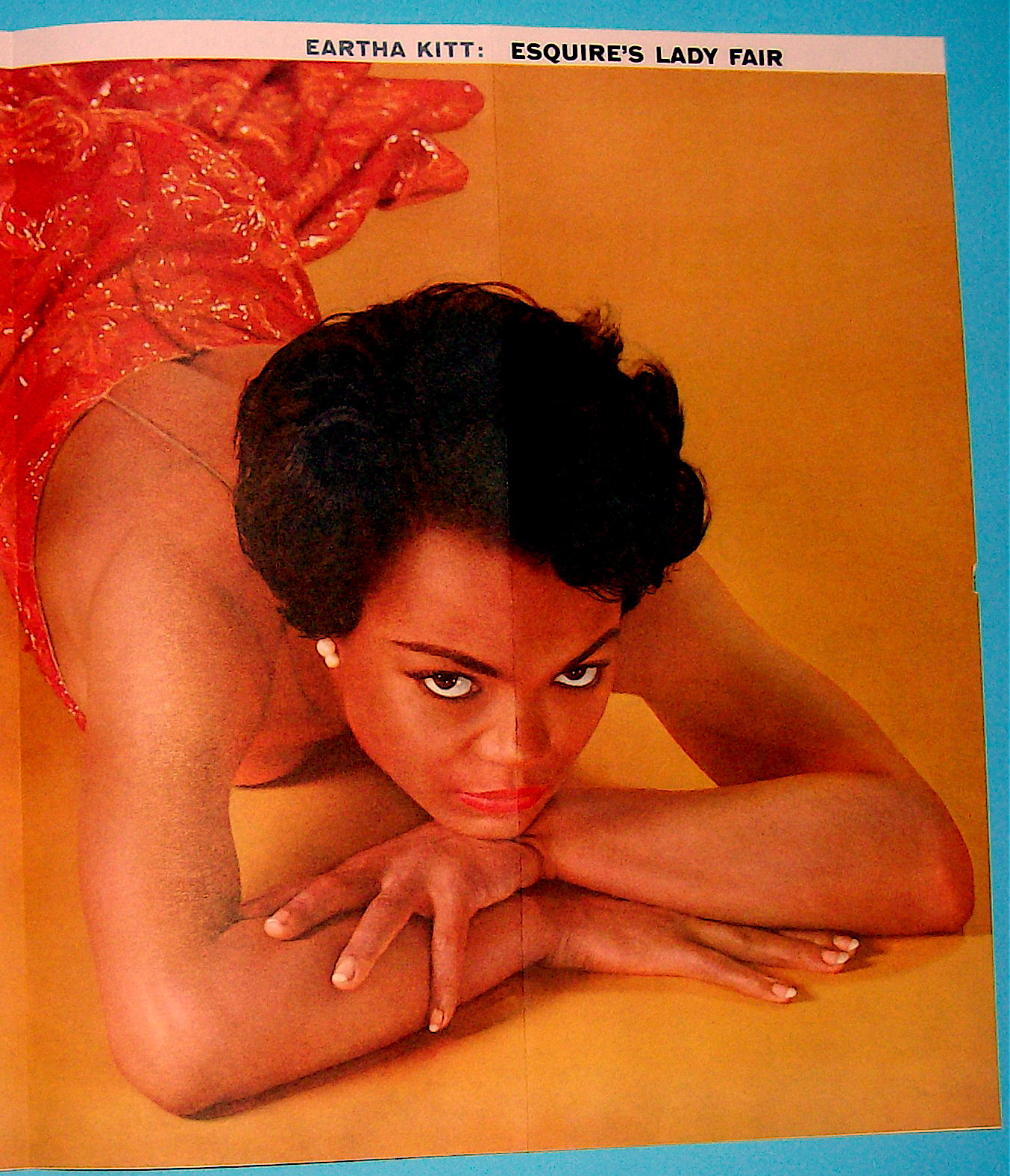 Esquire (Lady Fair) Pin Up Girl 1955 Eartha Kitt