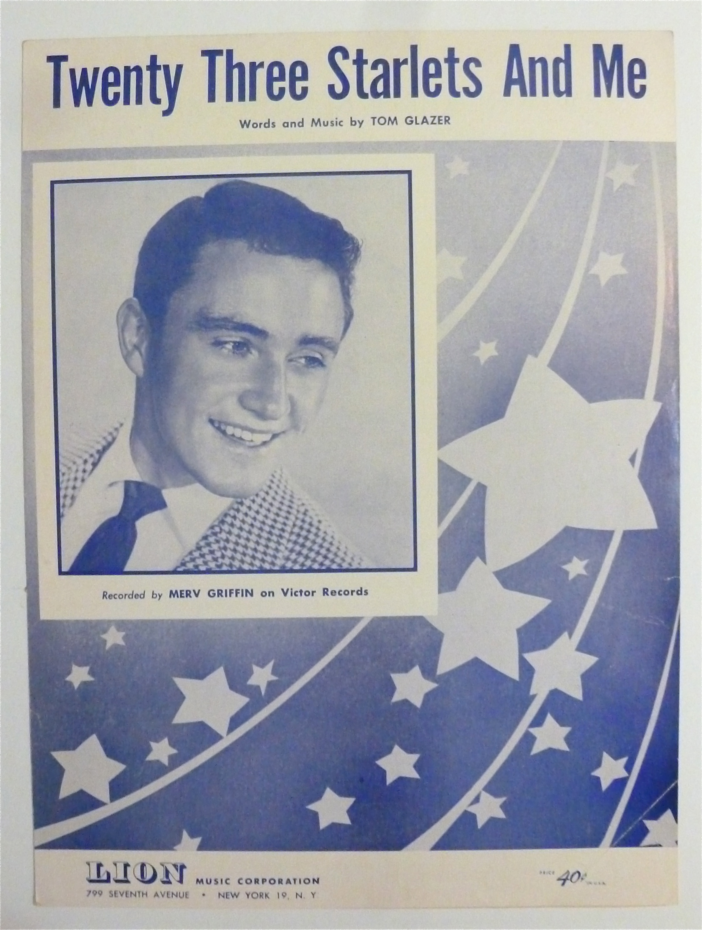 Sheet Music For 1951 Twenty Three Starlets And Me