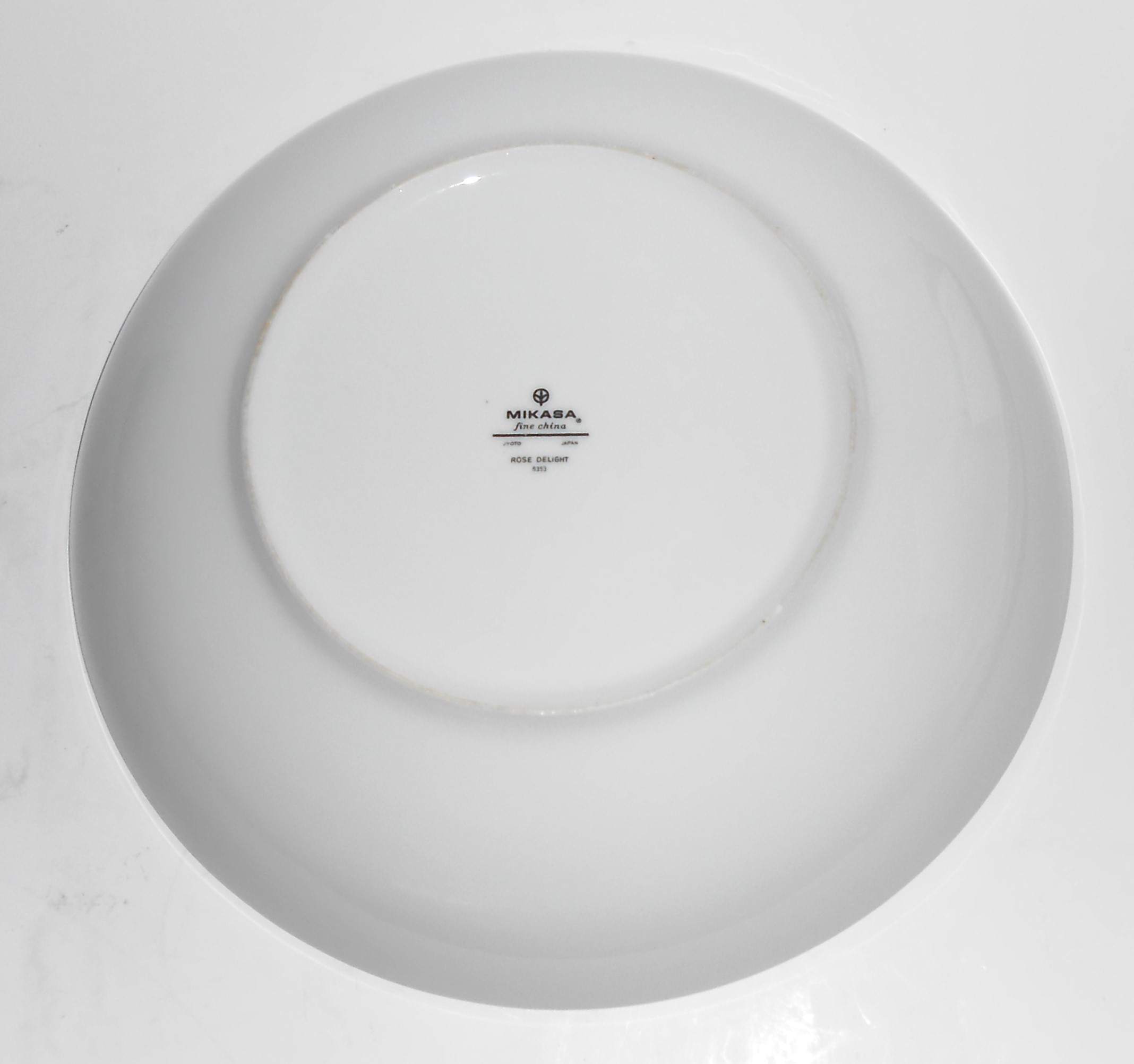 Mikasa China Platinum Band #8353 Rose Delight Vegetable