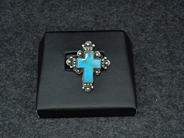 Native American Sterling Silver Turquoise Gary G