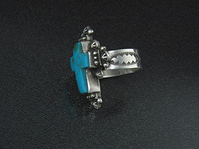 Native American Sterling Silver Turquoise Gary G