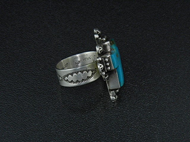 Native American Sterling Silver Turquoise Gary G