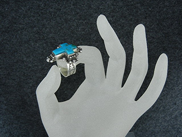 Native American Sterling Silver Turquoise Gary G