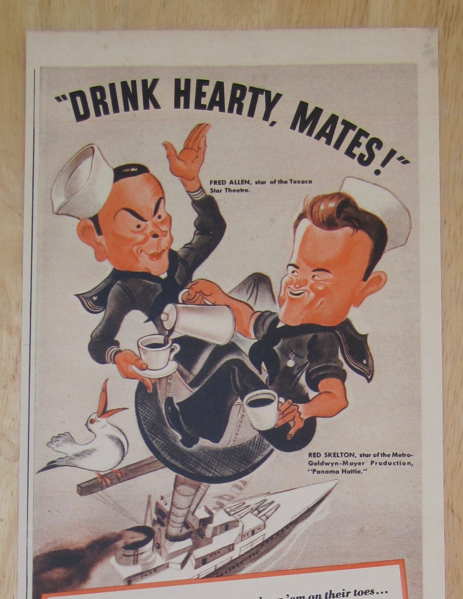 1942 Coffee with Joan Bennett & Joe Gordon