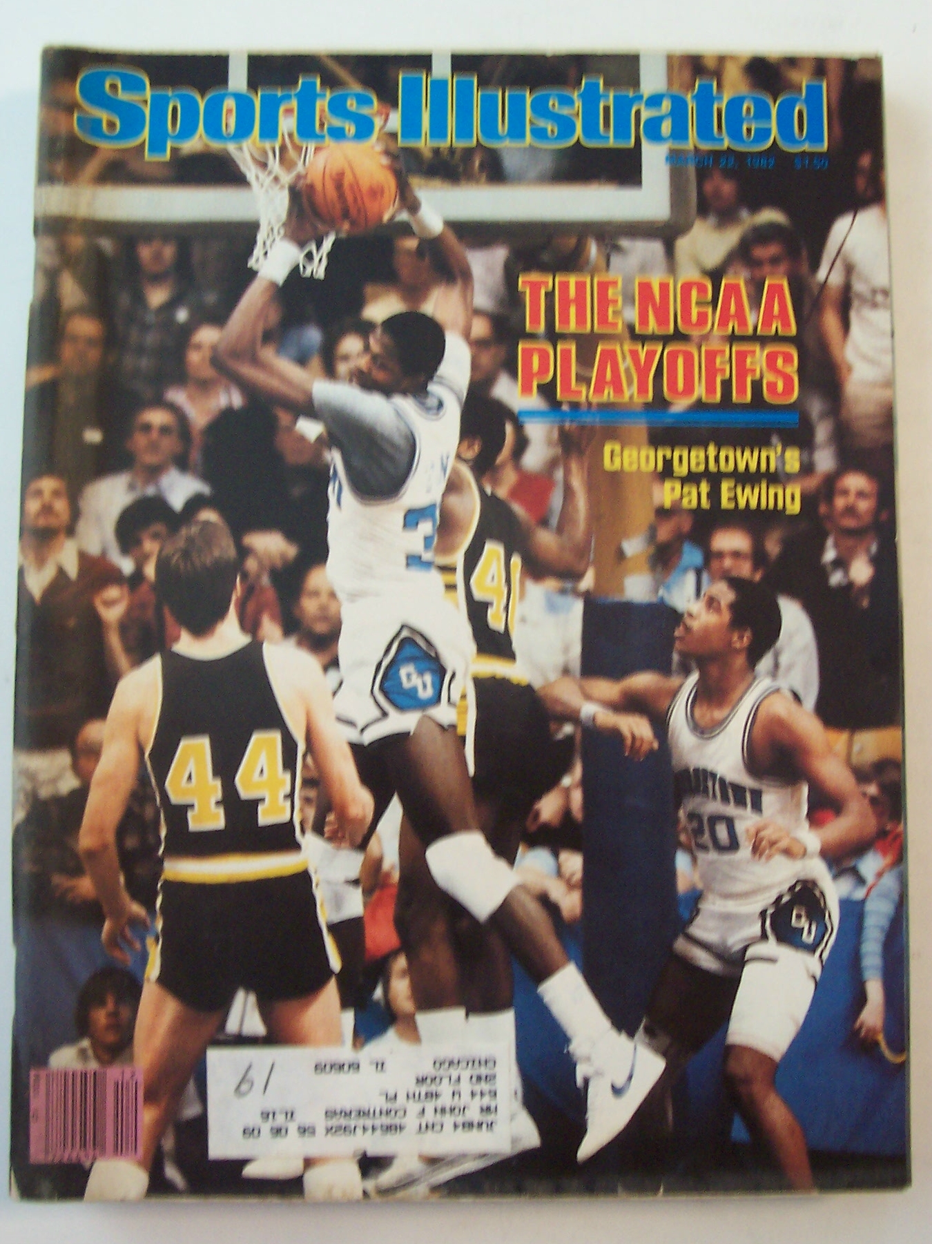 Sports Illustrated Magazine-March 22, 1982-Pat Ewing