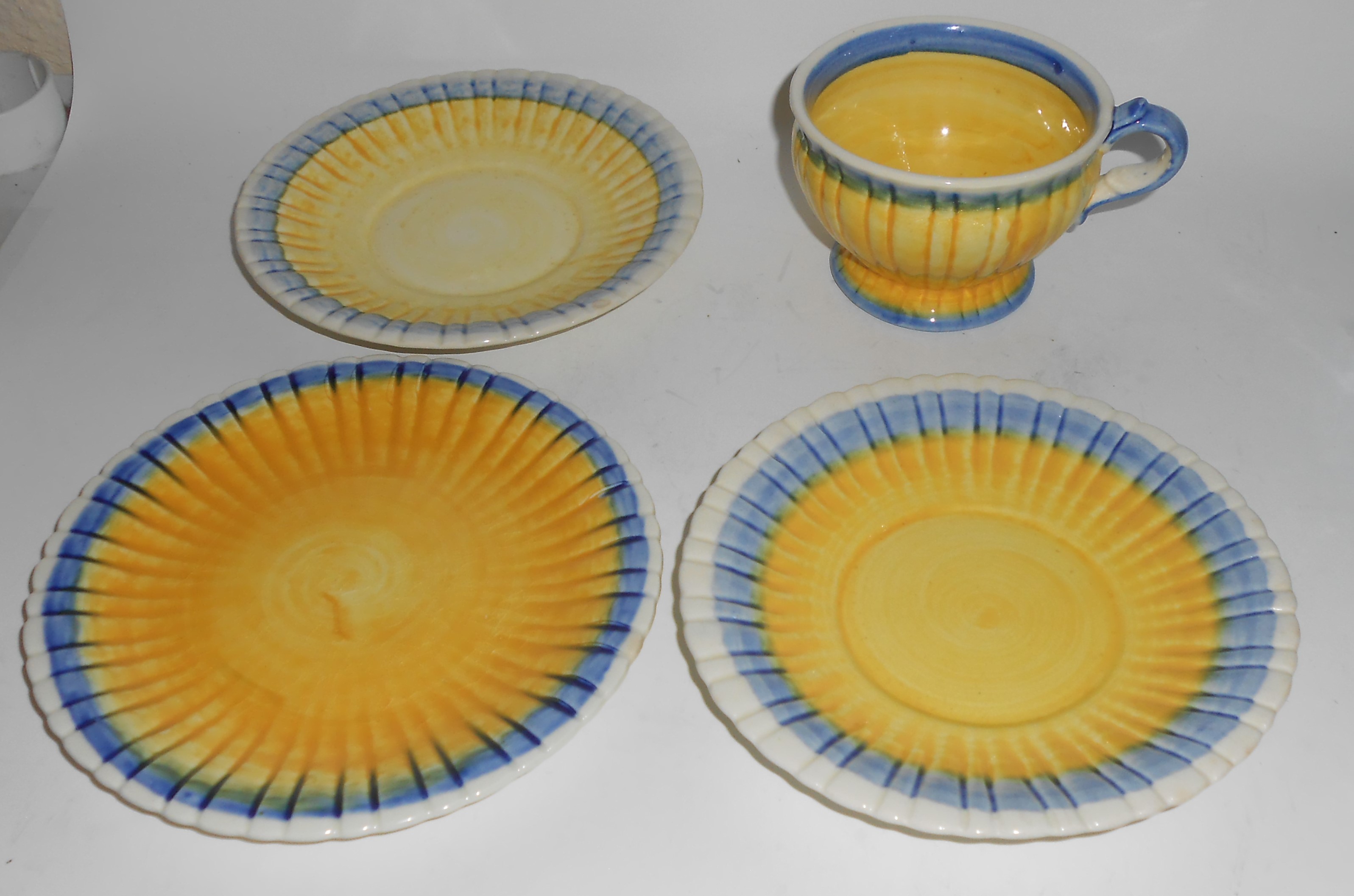 VINTAGE Stangl Pottery Blue Bell 4 Pieces