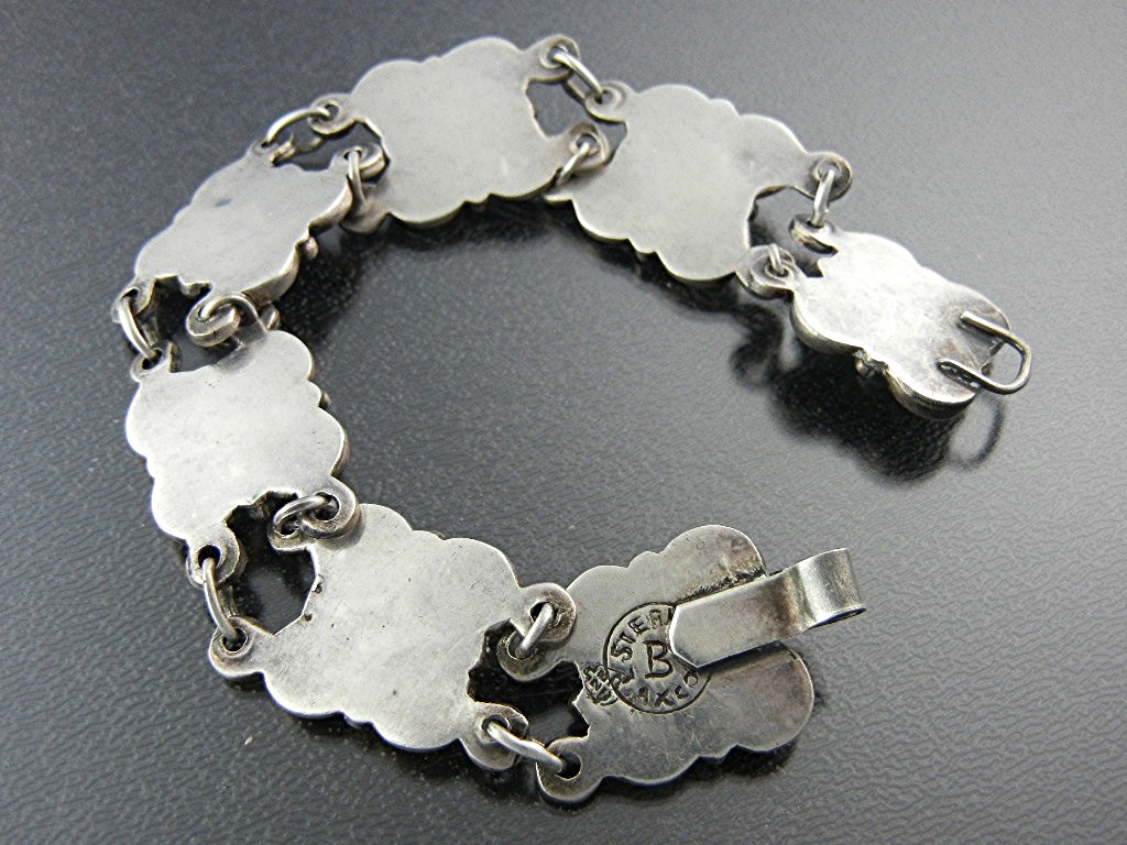 Taxco Mexico Sterling Silver Bernice Godspeed Bracelet