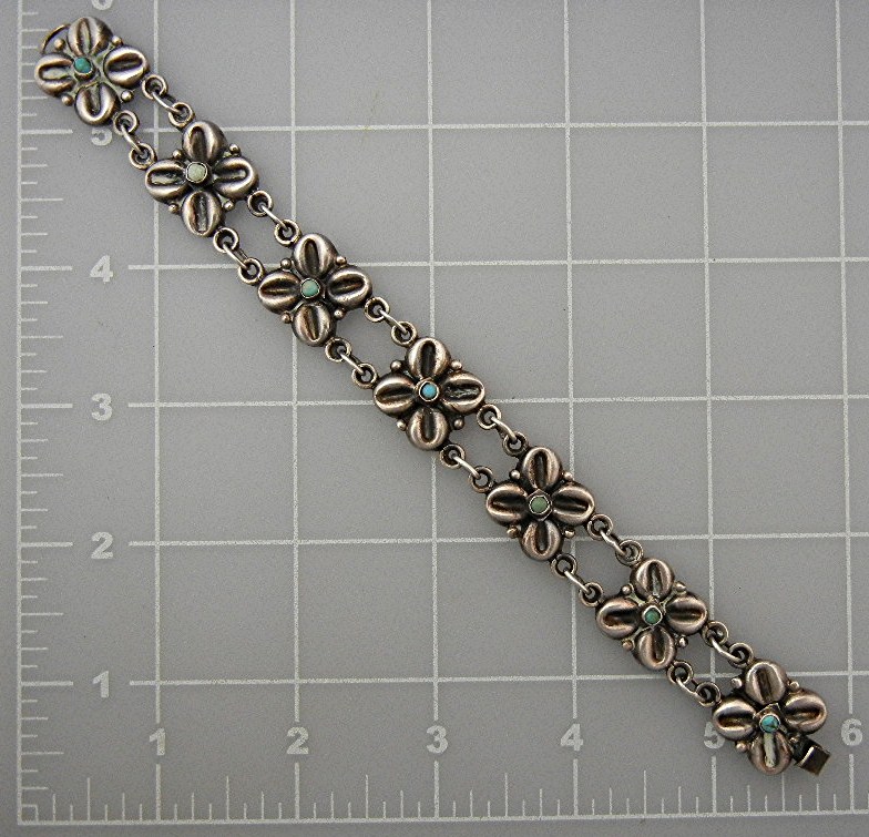 Taxco Mexico Sterling Silver Bernice Godspeed Bracelet