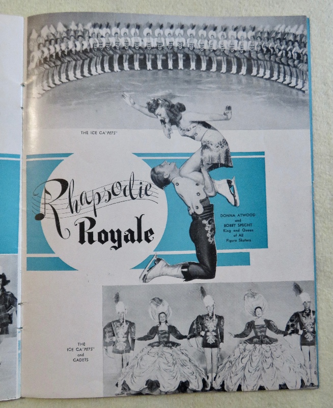 Original 1948 Sexy George Petty Pin Up Girl Ice Capades Program