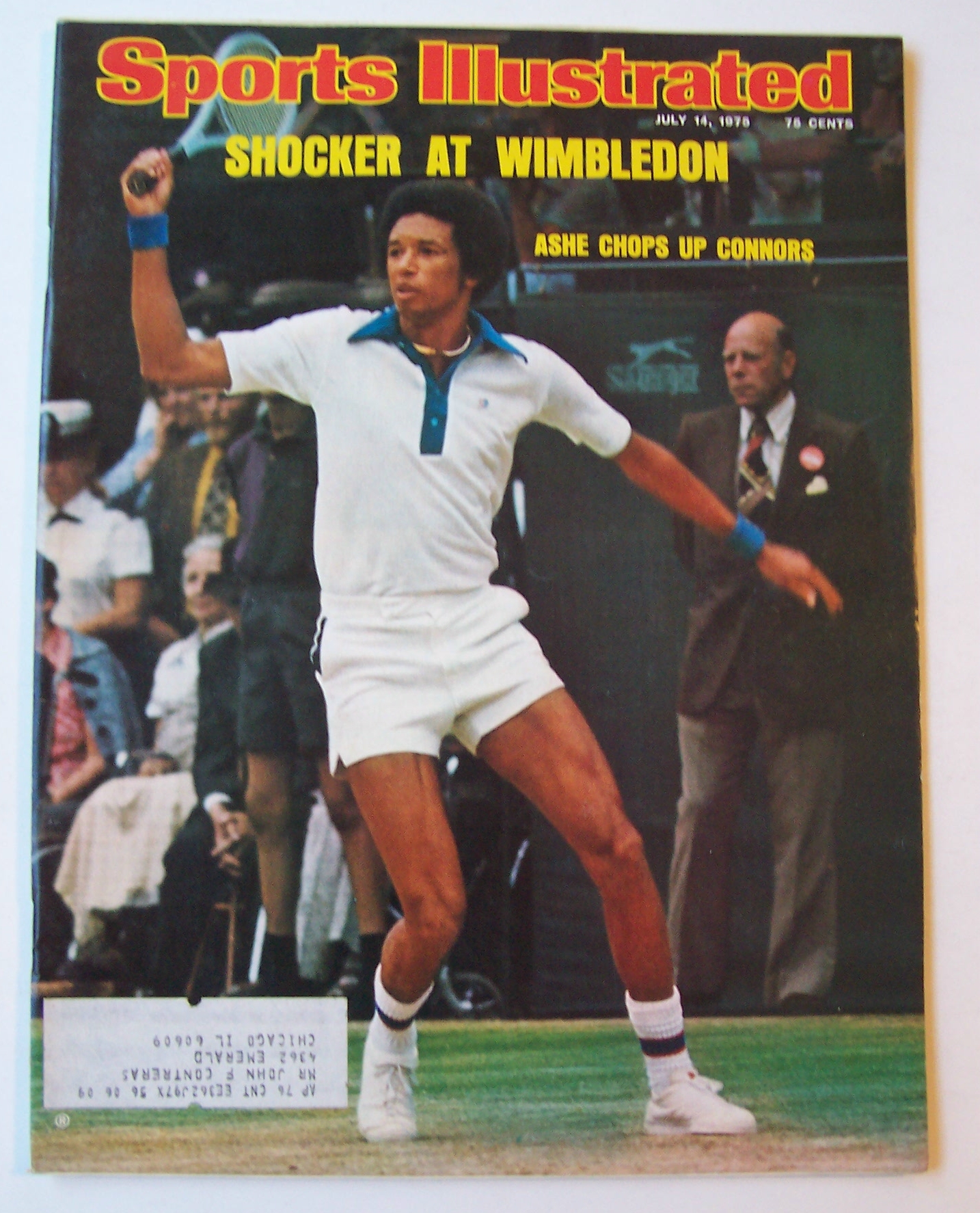 Sports Illustrated Magazine-July 14, 1975-Ashe/Connors