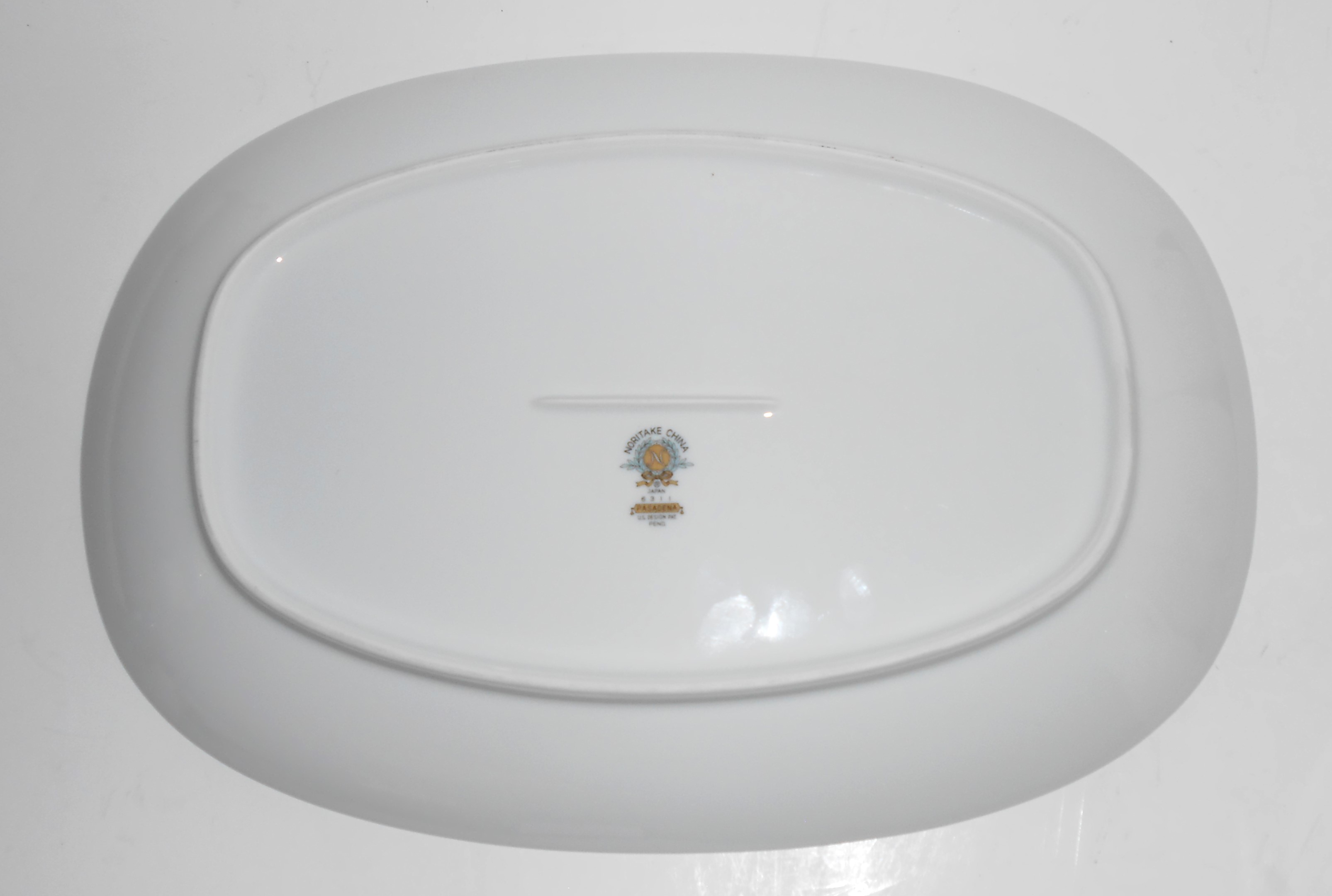 Noritake China Porcelain Platinum 6311 Pasadena Platter