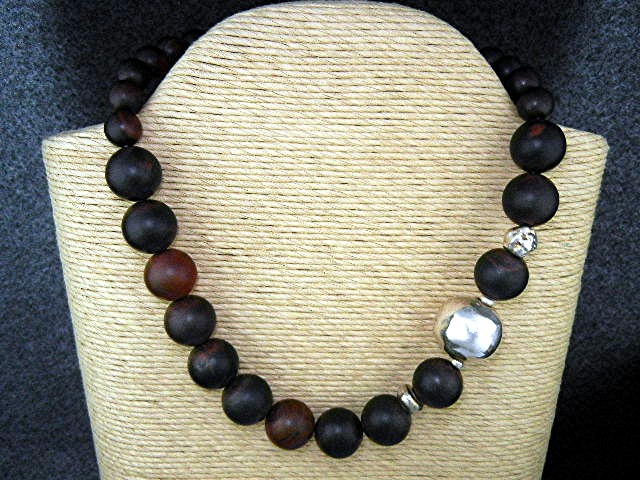 Silpada Sterling Silver Red Agate Necklace Retired