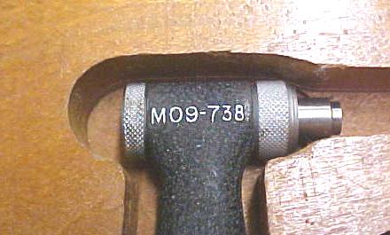 Scherr-Tumico 6-9 inch Interchangeable Anvil Micrometer