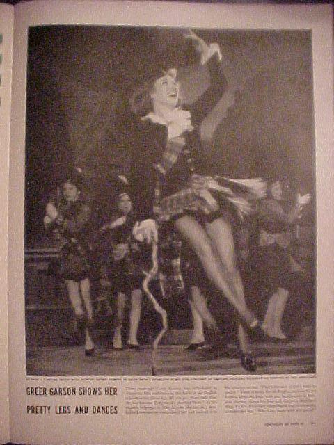 Life Magazine - December 14, 1942- Greer Garson Dances
