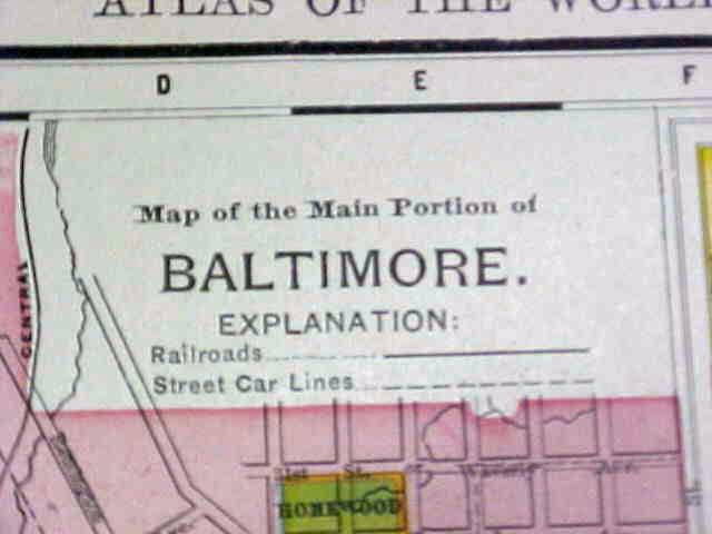 Antique Map Maryland Delaware Baltimore 1917 Rand