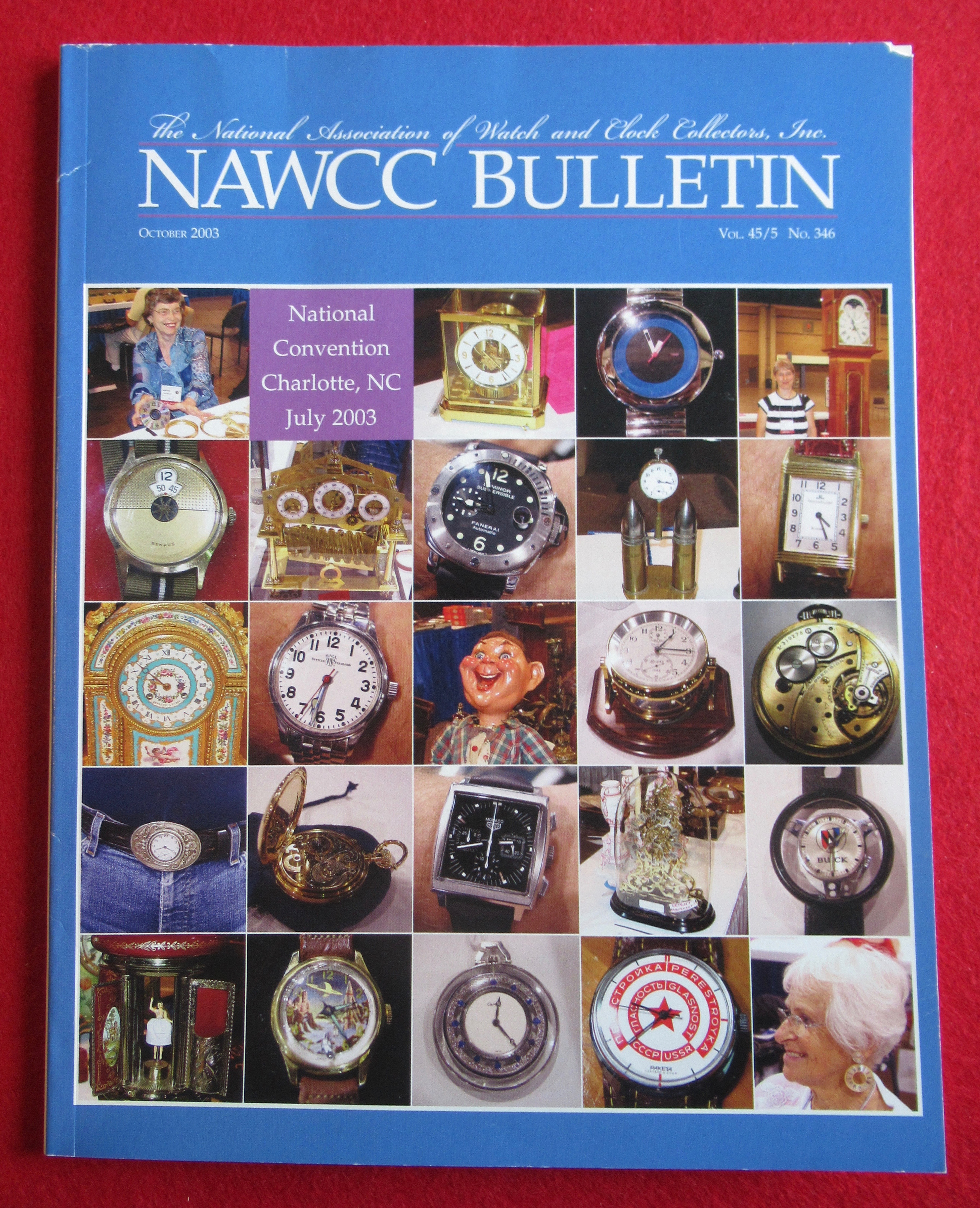 NAWCC Bulletin October 2003 Watch & Clock Collectors
