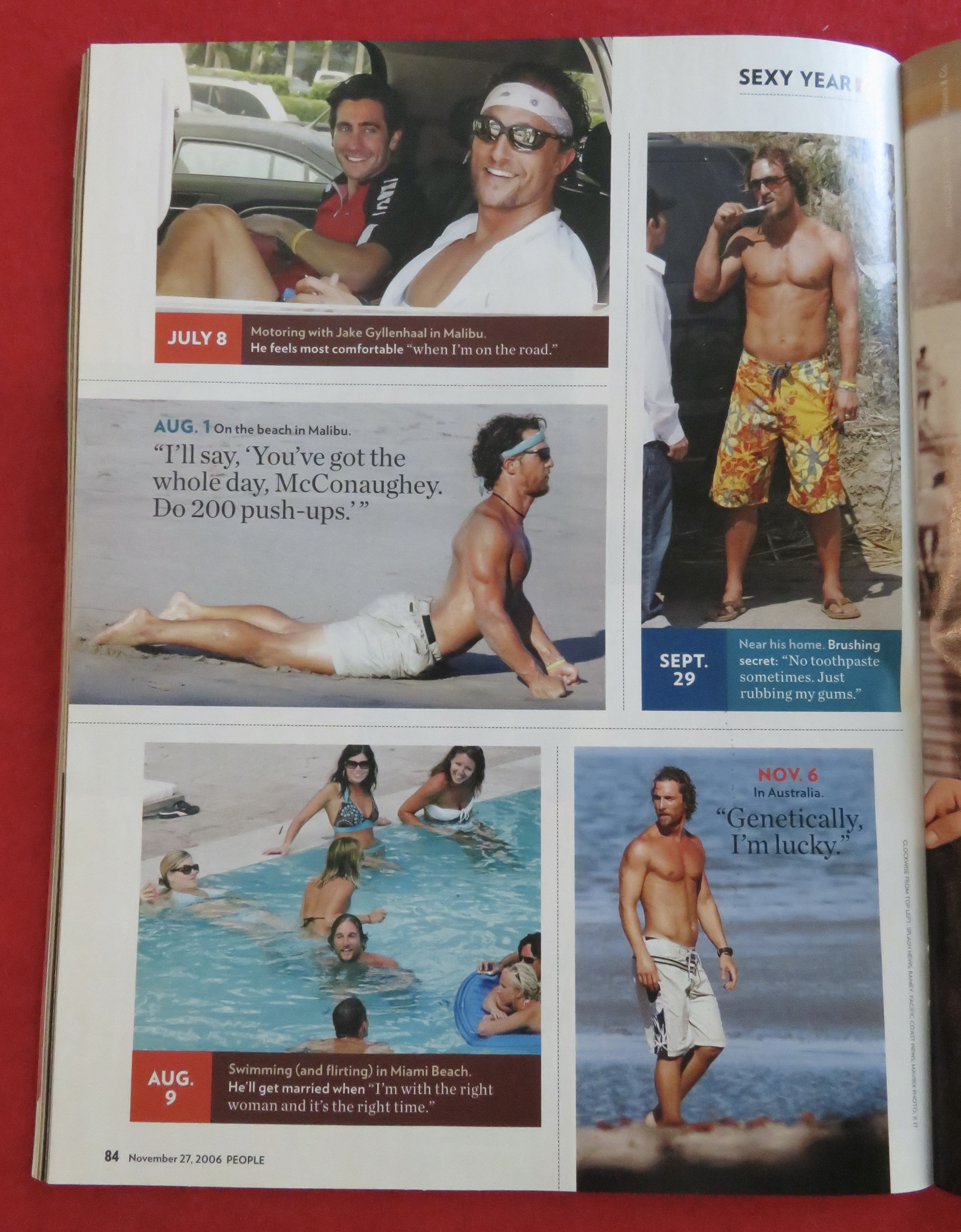 People Magazine November 27, 2006 George Clooney