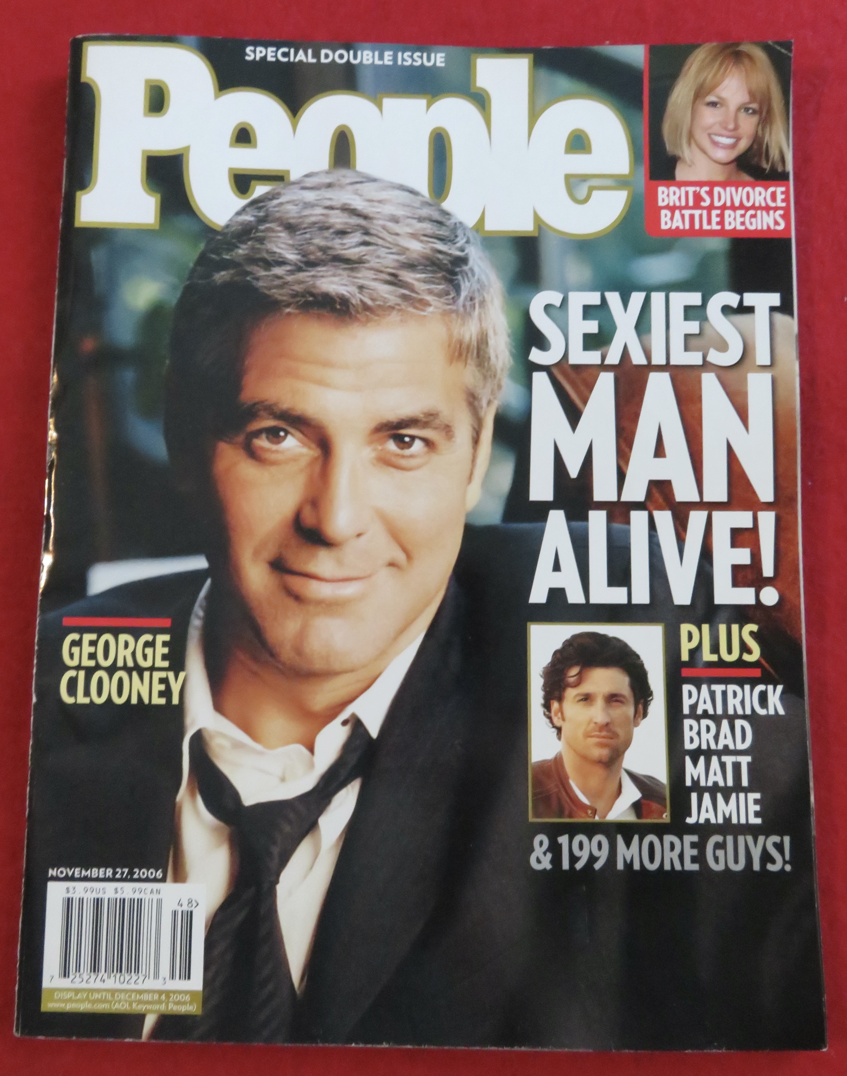 People Magazine November 27, 2006 George Clooney