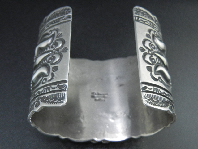 Darryl Becenti RIP Sterling Silver Lapis Bracelet