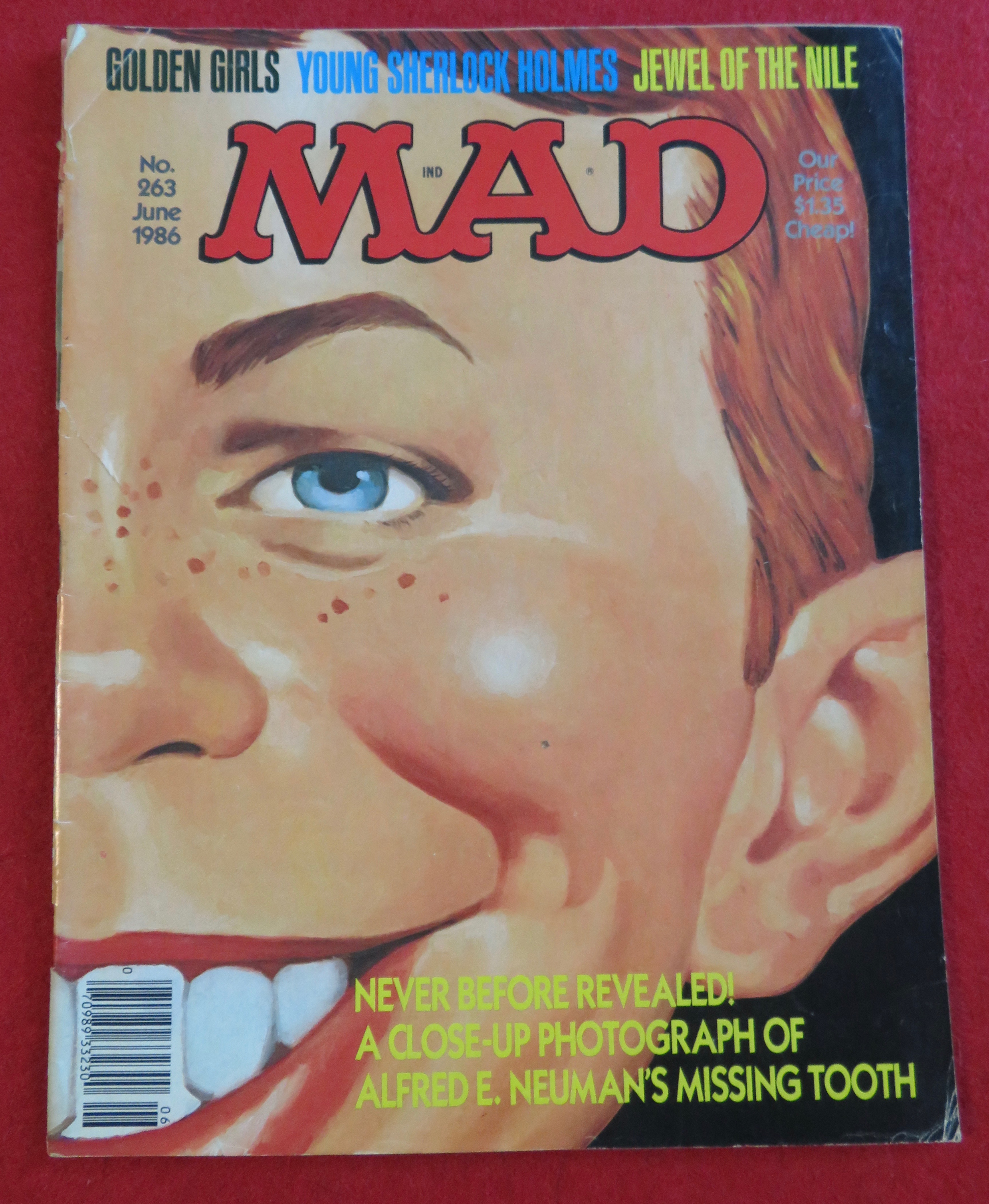 Mad Magazine June 1986 Alfred E Neuman's Tooth