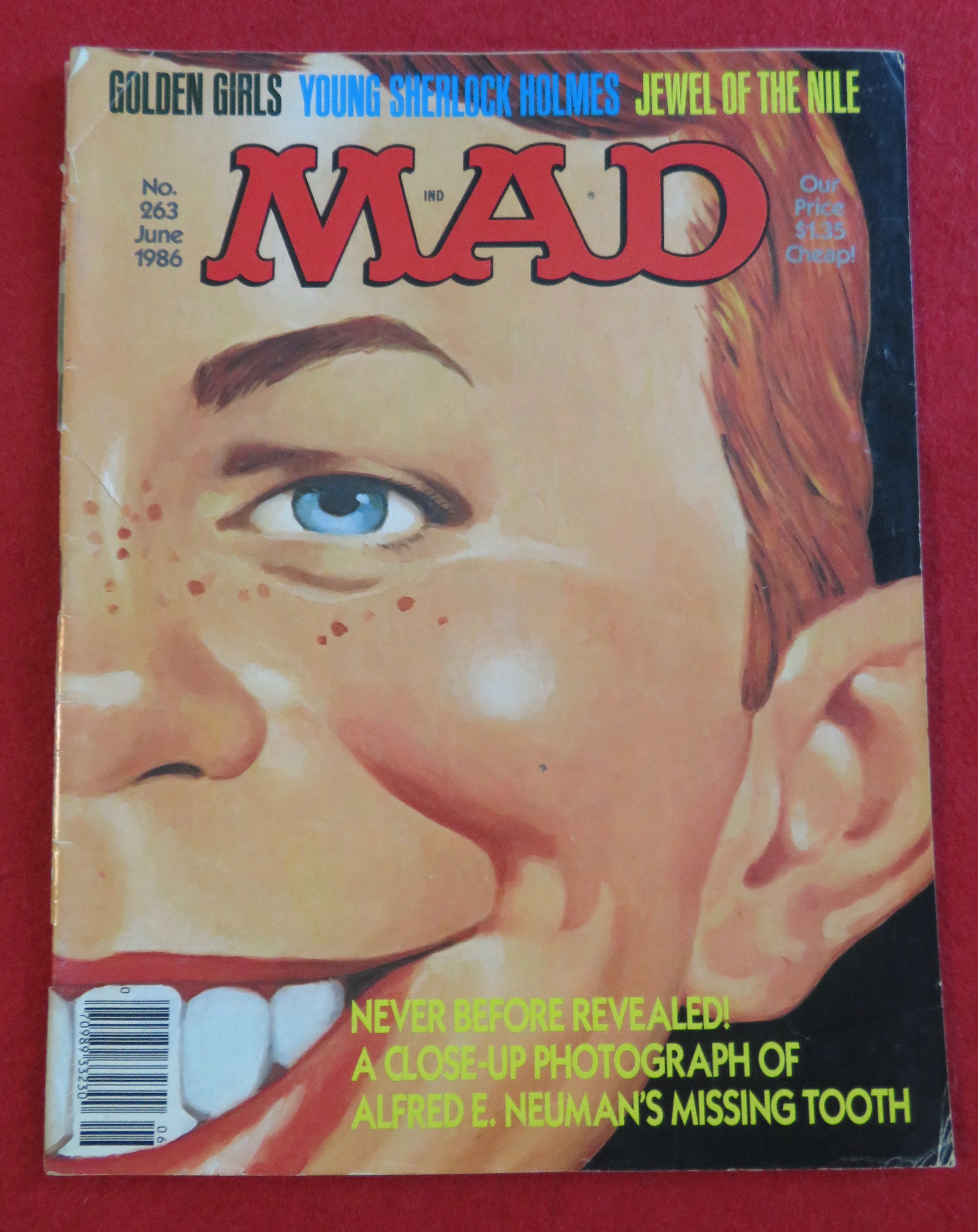 Mad Magazine June 1986 Alfred E Neuman's Tooth