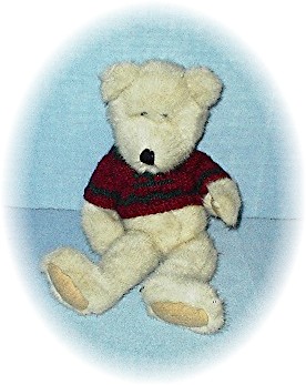 Boyds Sweater Clad Pellet Filled Teddy Bear