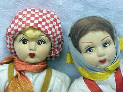 Lenci Type Doll Boy & Girl Ethnic