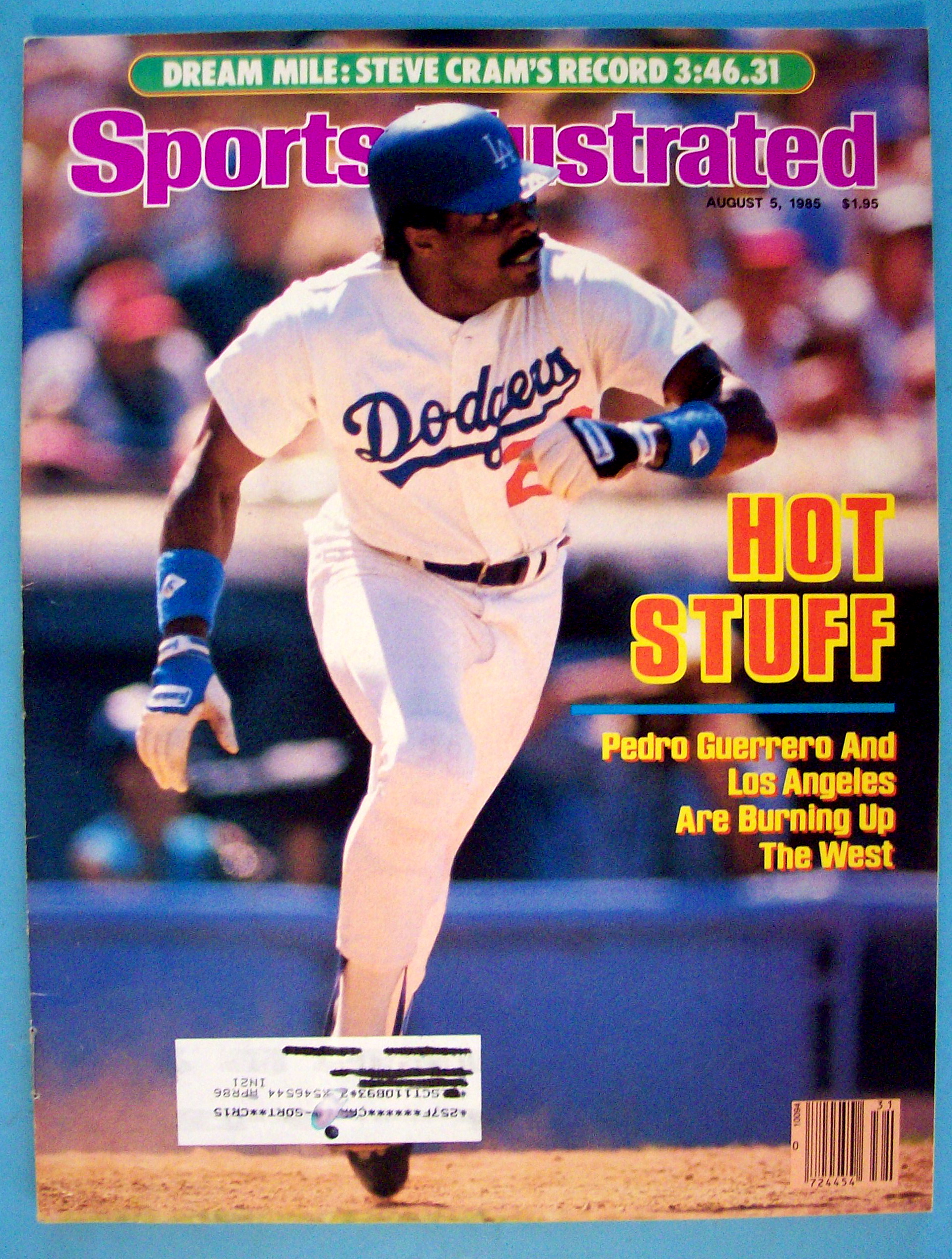 Sports Illustrated Magazine-Aug 5, 1985-Pedro Guerrero