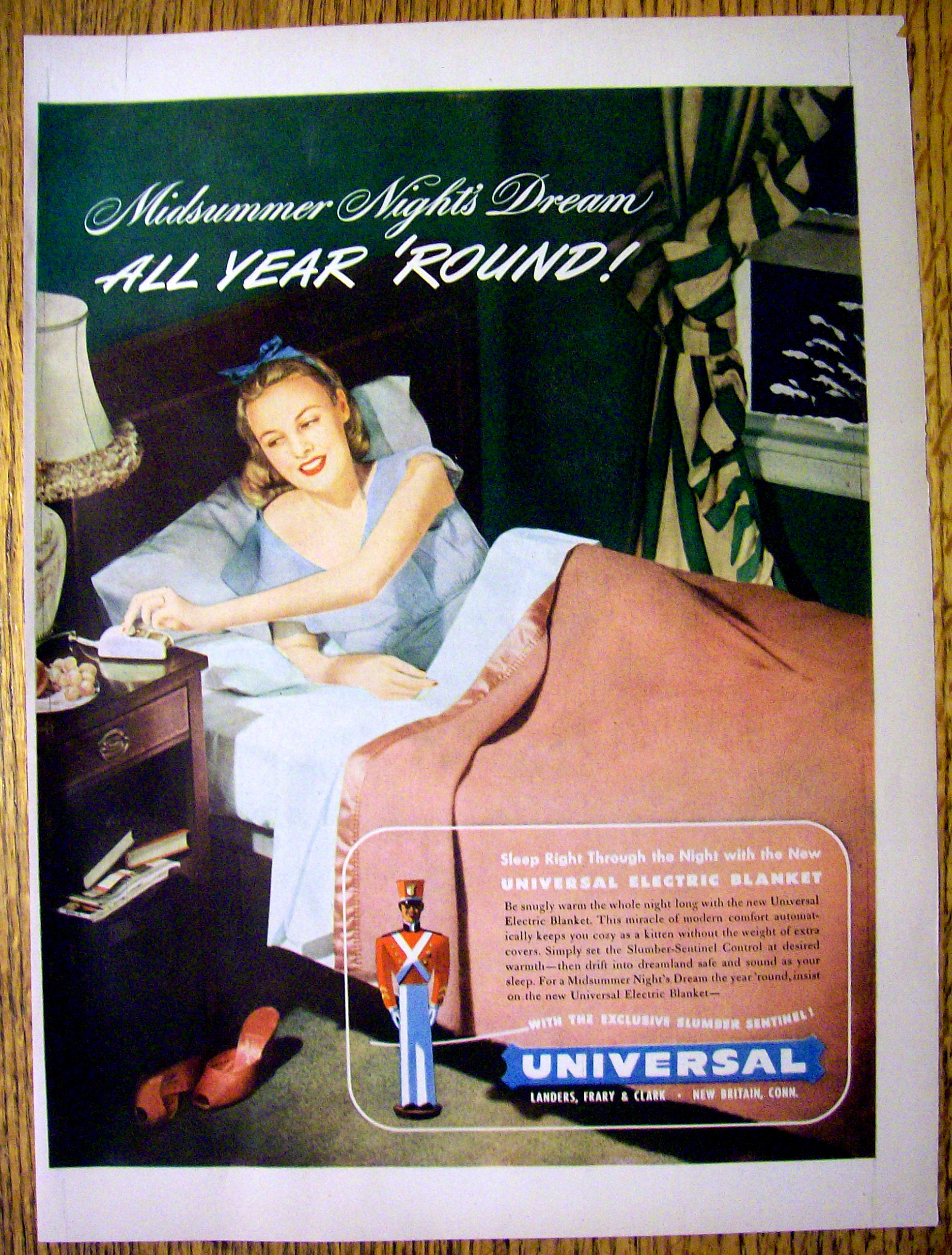 1947 Universal Electric Blanket