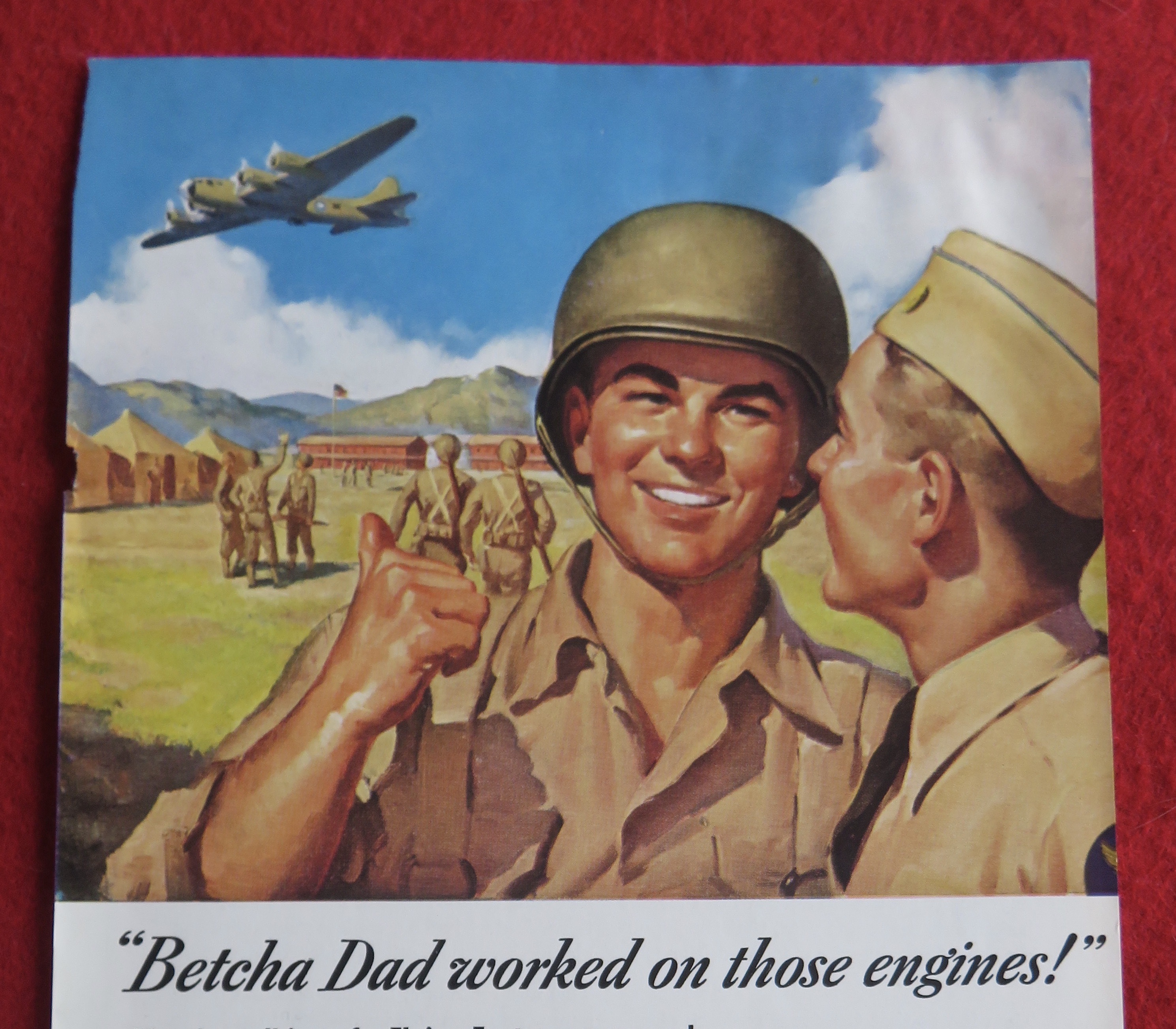 1943 Studebaker with Soldiers Standing & Talking